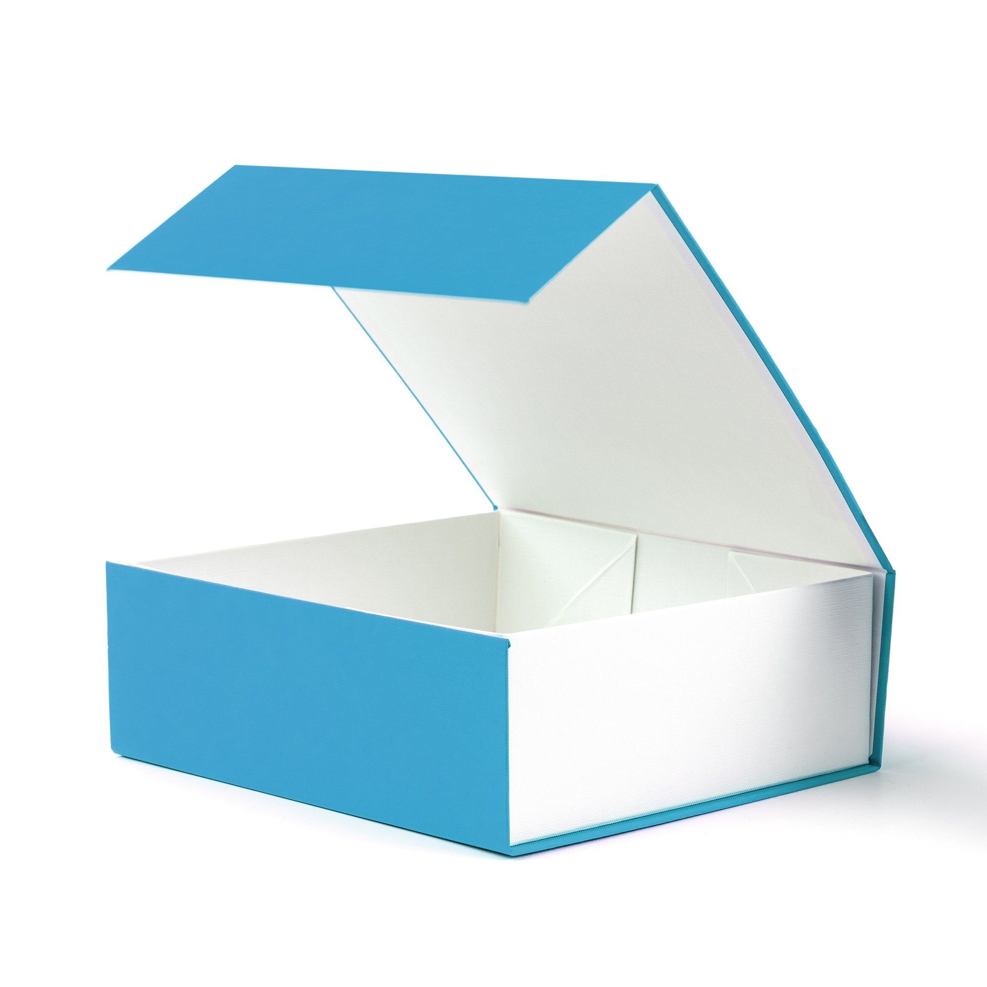 AdelDream Aufbewahrungsbox Geschenkbox Rechteck mit Deckel und Magnet für Hochzeiten, Geburtstagsgeschenk und Babybrautjungfer Geschenkbox Saphirblau
