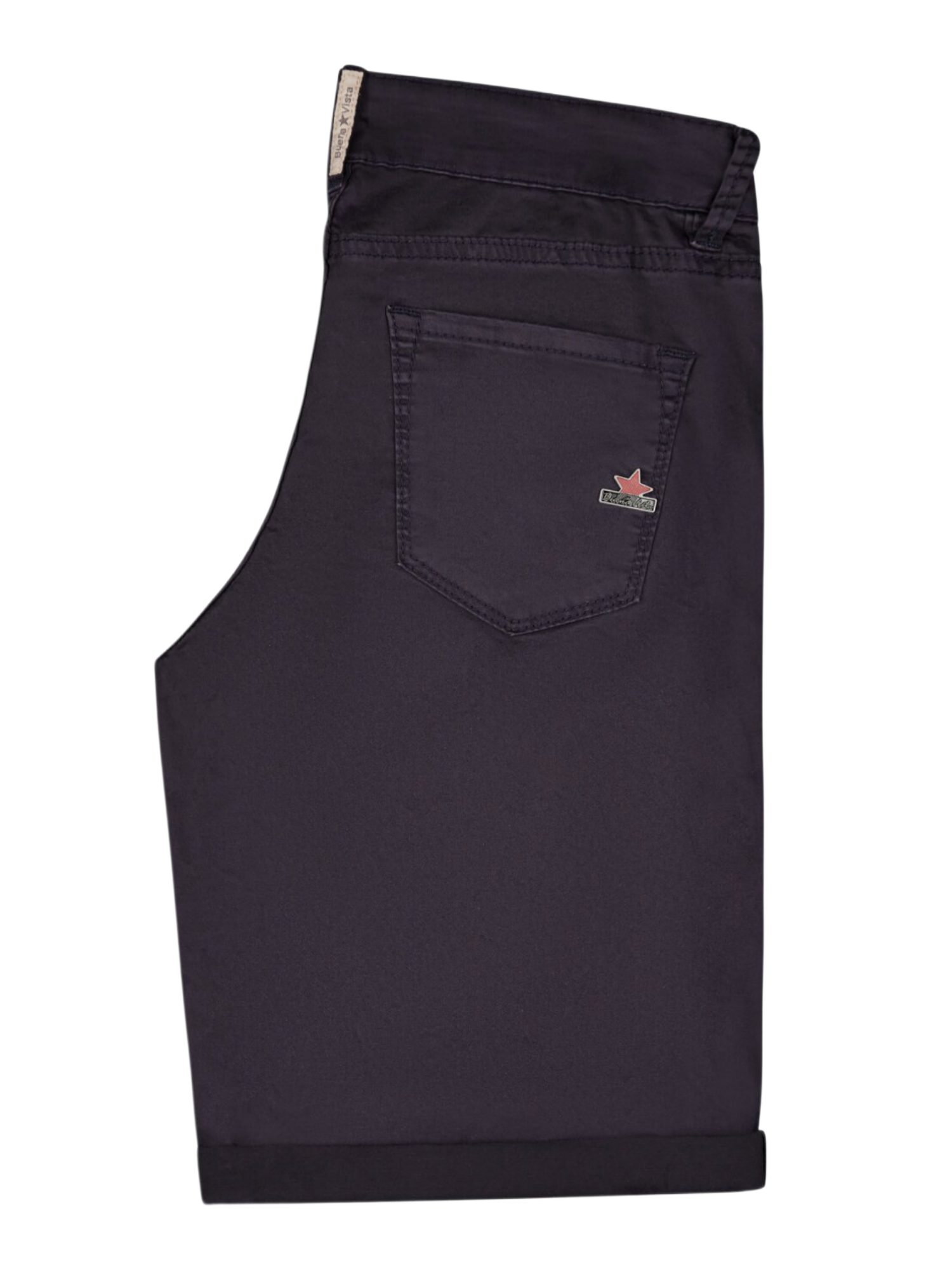 Buena Vista Stoffhose blau, Casual, Baumwolle, Unifarben, Slim Fit, Mittel