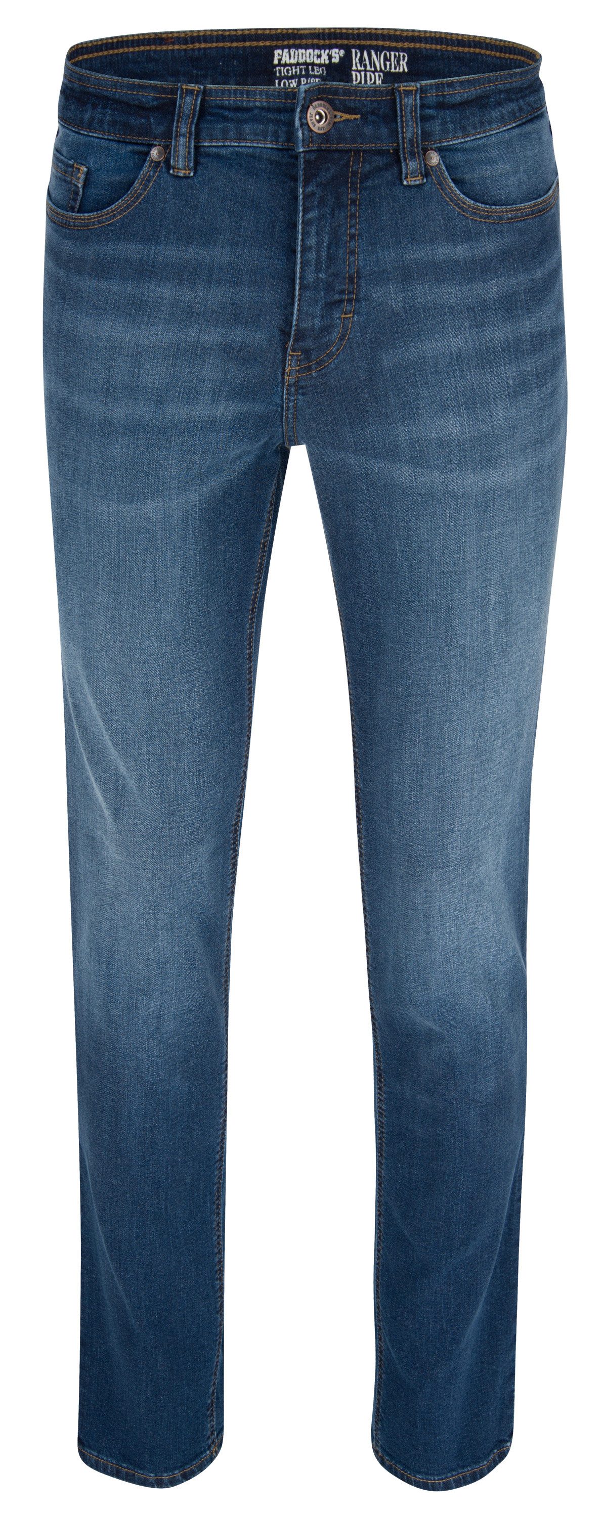 Paddock's 5-Pocket-Jeans PADDOCKS RANGER PIPE medium blue 80120 4981.4540