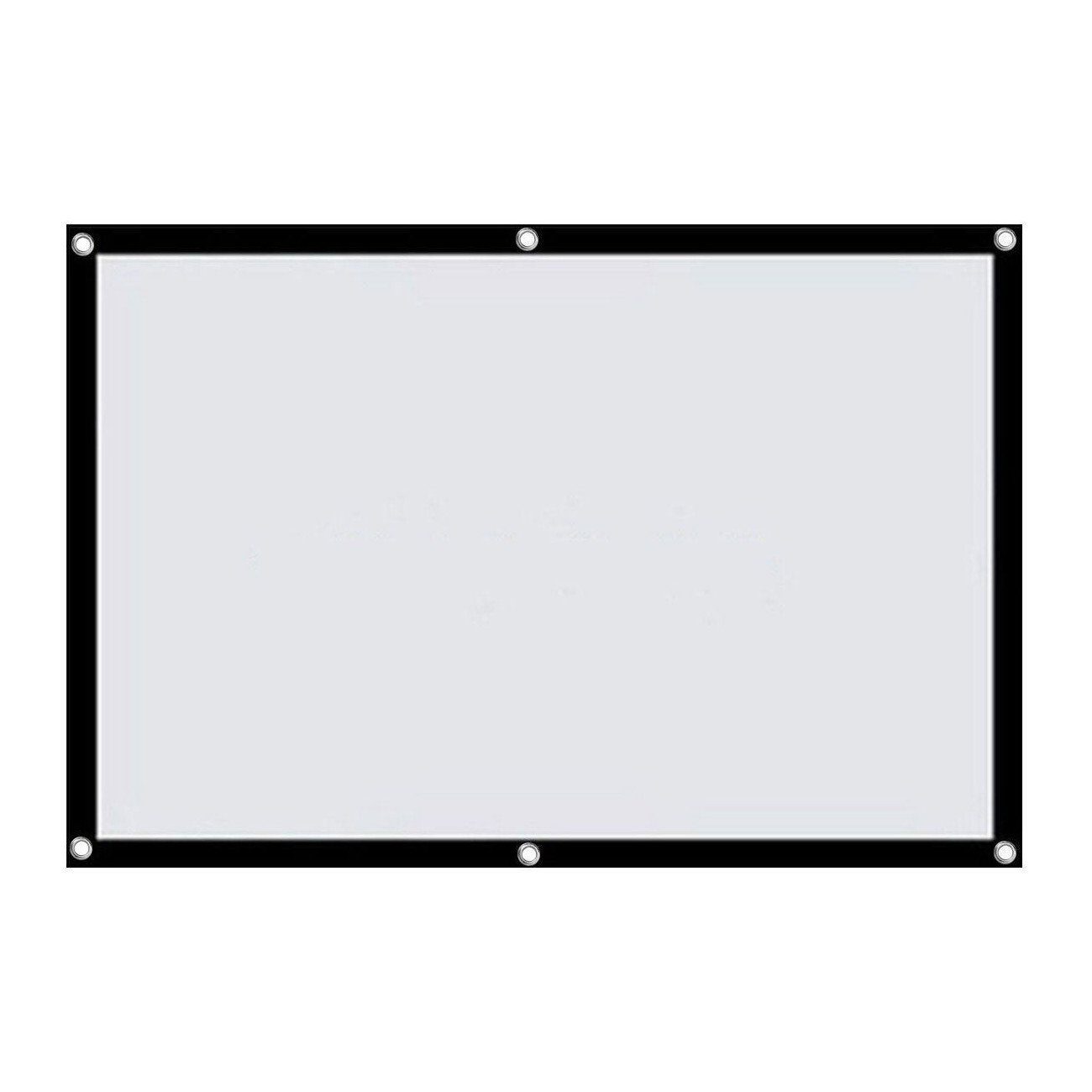LA VAGUE LV-STA100RP Screen 16/9 100 Zoll Weiß/Schwarz Faltrahmenleinwand (Leinwand für die Rückprojektion geeignet, 16:9 100 Zoll)