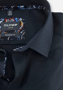 OLYMP Businesshemd Luxor modern fit mit abgesetzten Manschetten-Innenseiten