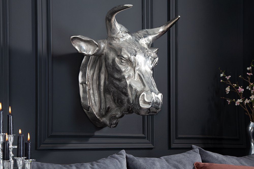 riess-ambiente Wanddekoobjekt TORERO 65cm silber, Metall günstig online kaufen