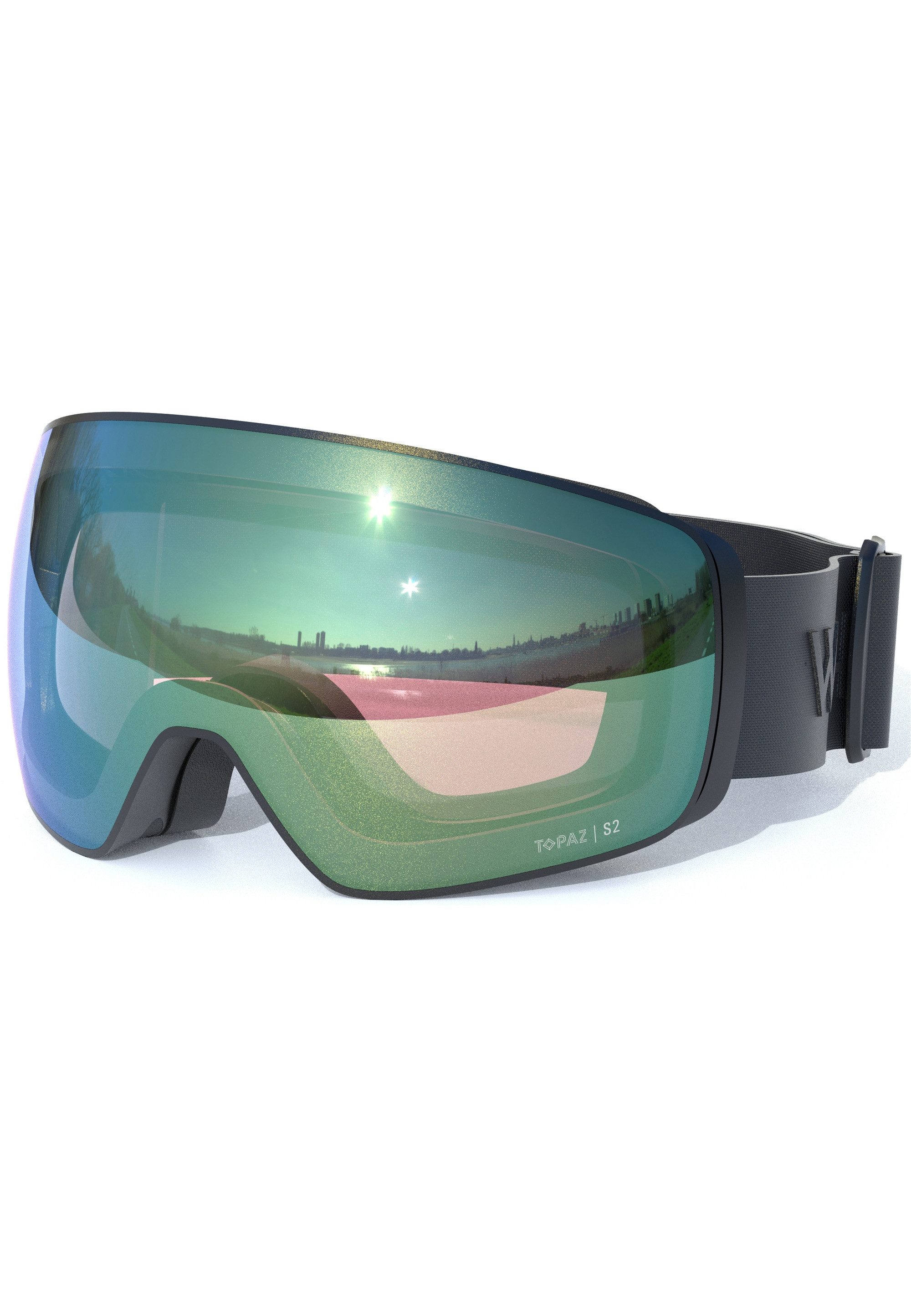 WHISTLER Skibrille Morzine Topaz V, mit Anti-Beschlag-Beschichtung