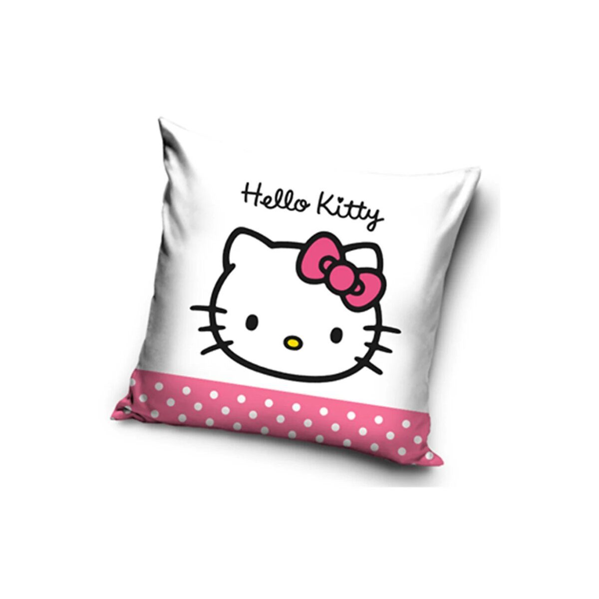 Hello Kitty Kissenbezug Hello Kitty Kissenbezug 40x40cm – Schleife Velours günstig online kaufen