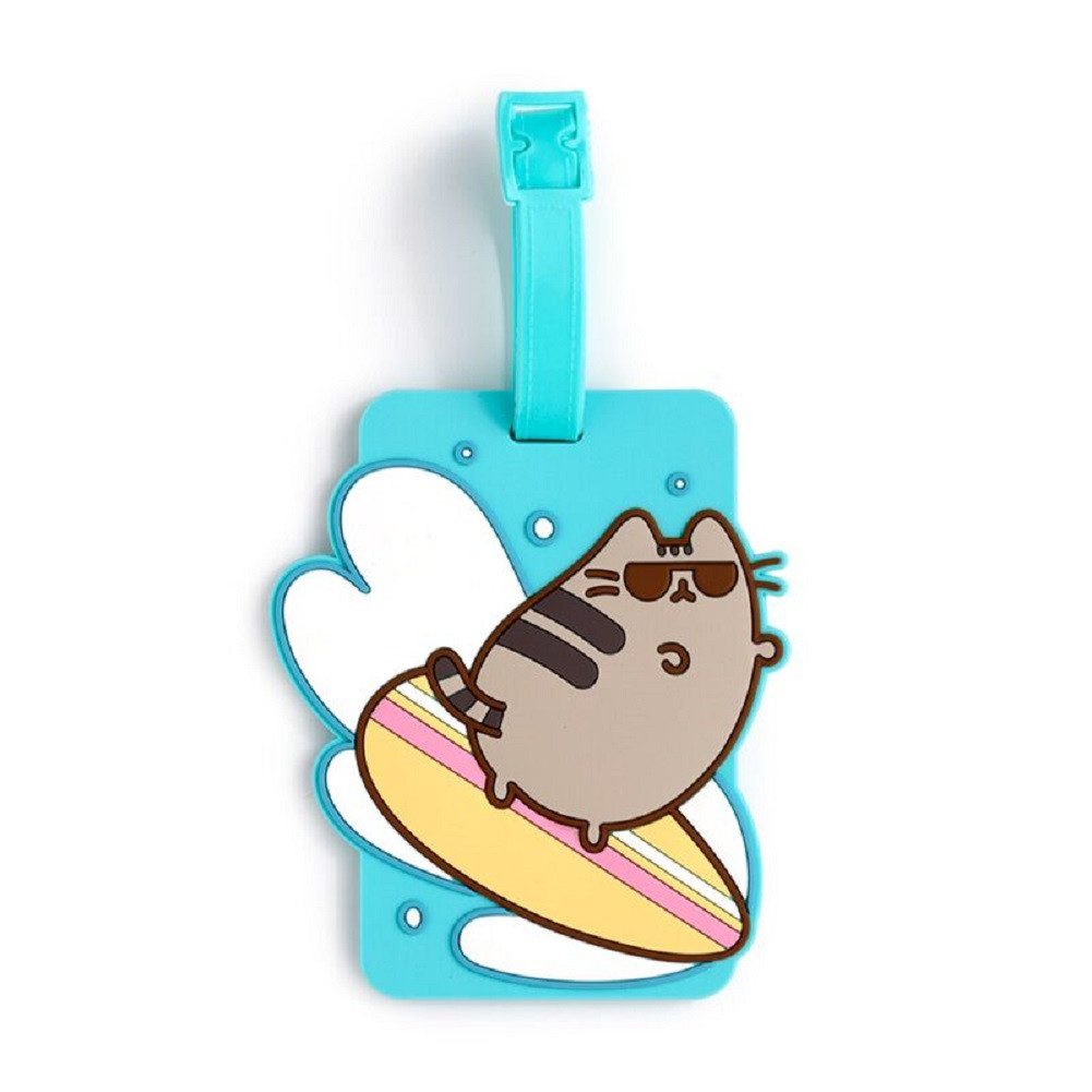 Puckator Gepäckanhänger Surfing Cat (Pusheen, 1-St., Taschenanhänger) Kofferanhänger, Namensschild