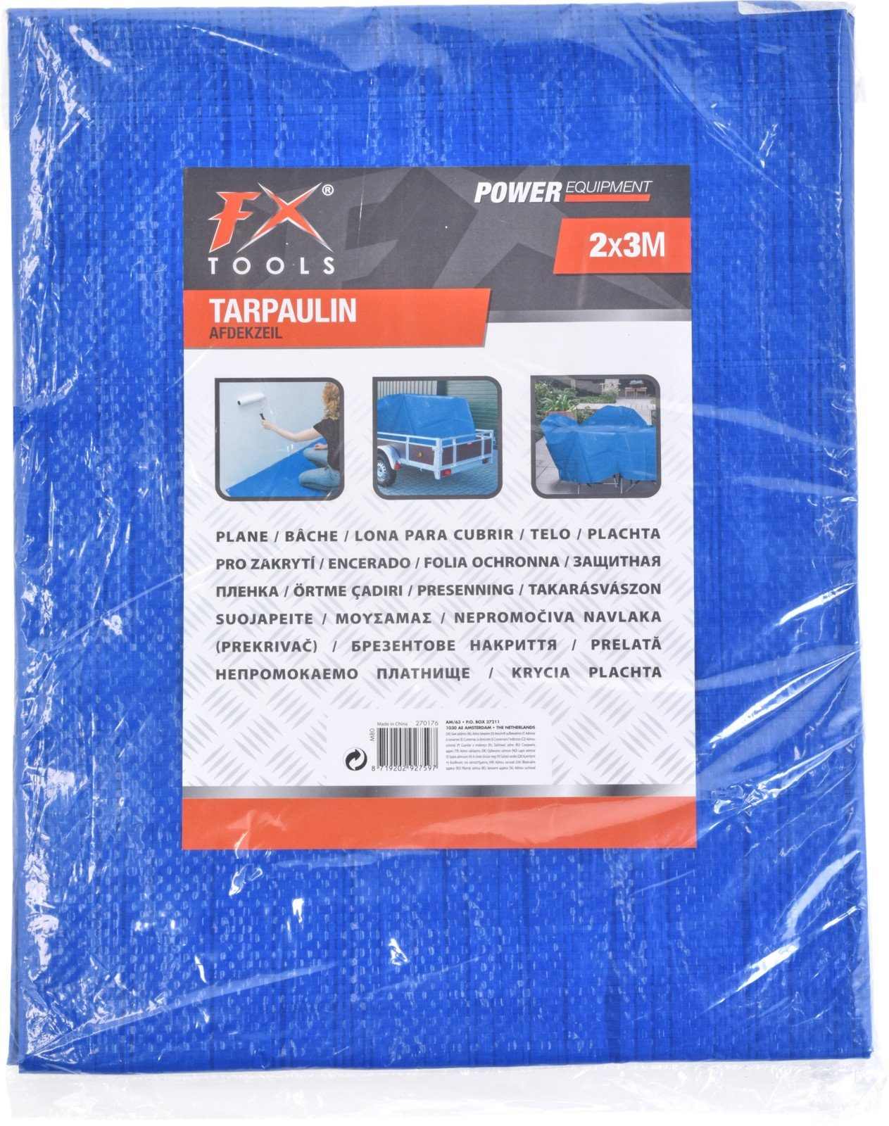 Koopman Schutzplane Abdeckplane Blau 2x3 m günstig online kaufen