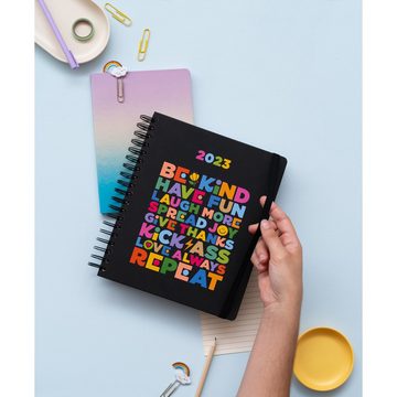 Grupo Erik Terminplaner Terminkalender/Schülerkalender 'be kind & have fun' (2022/2023) 17 Monate im A5 Format, Englisch - Kokonote Serie
