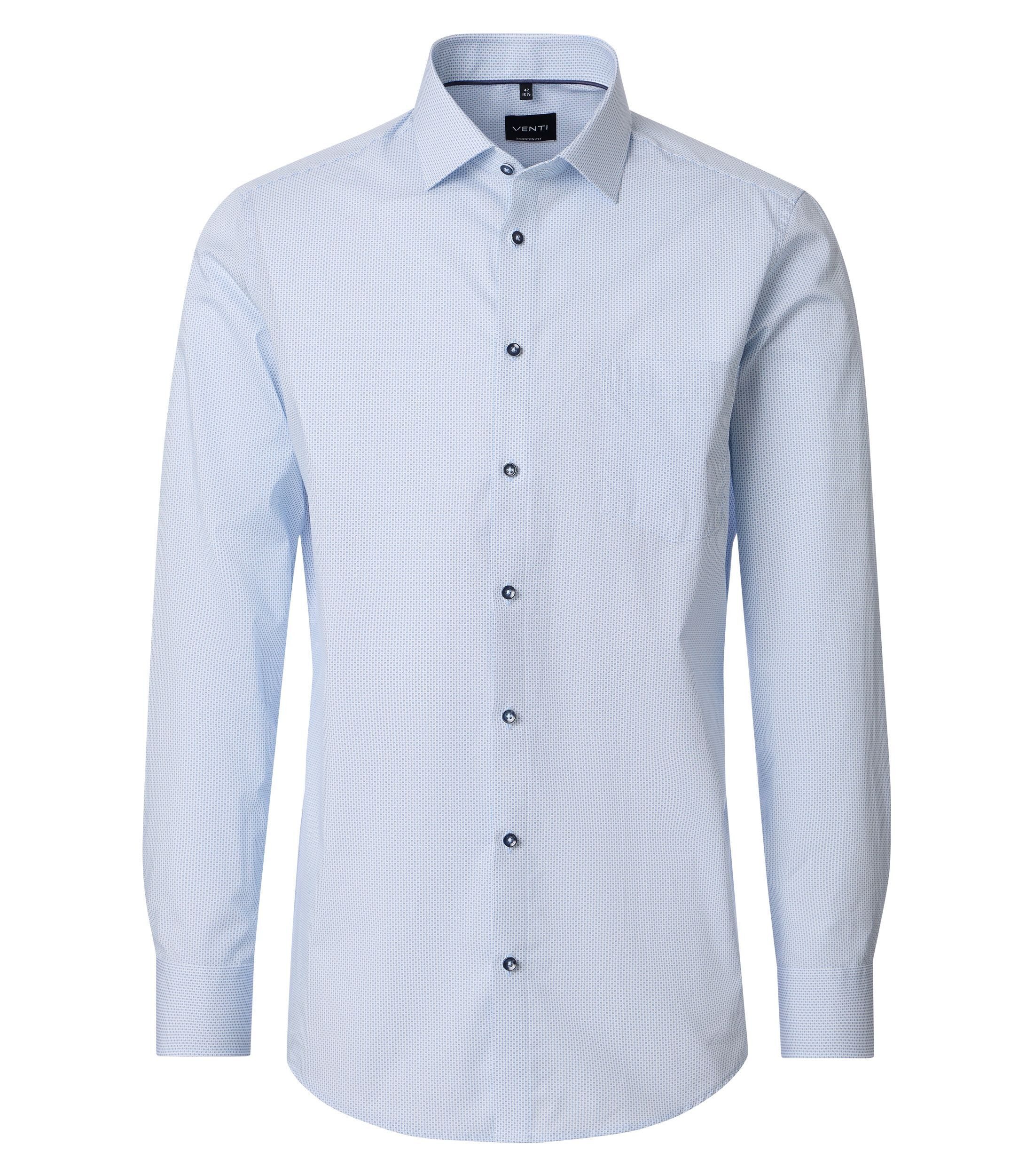 Businesshemd VENTI Businesshemd Langarm Print