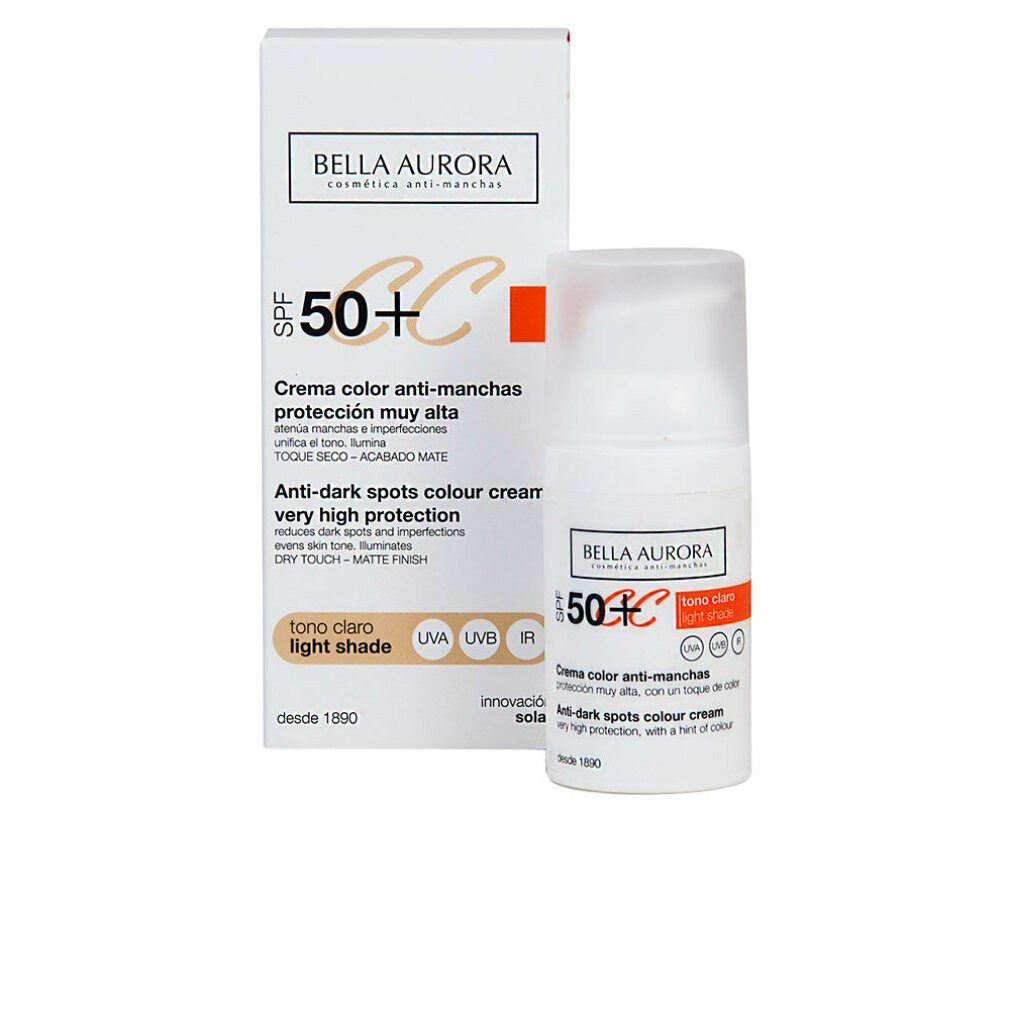 Bella Aurora CC CREAM anti-manchas tono claro SPF50+ 30ml