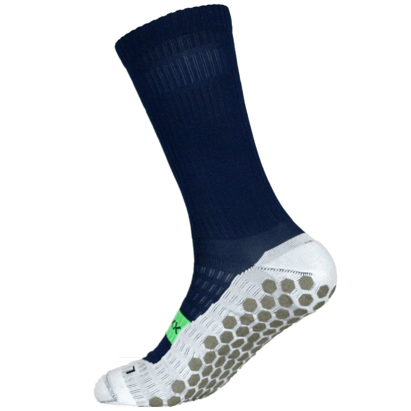 Shoesoxx Sportsocken Crew Cushion (Silikonstreifen, maximaler Halt im Schuh) navyblau