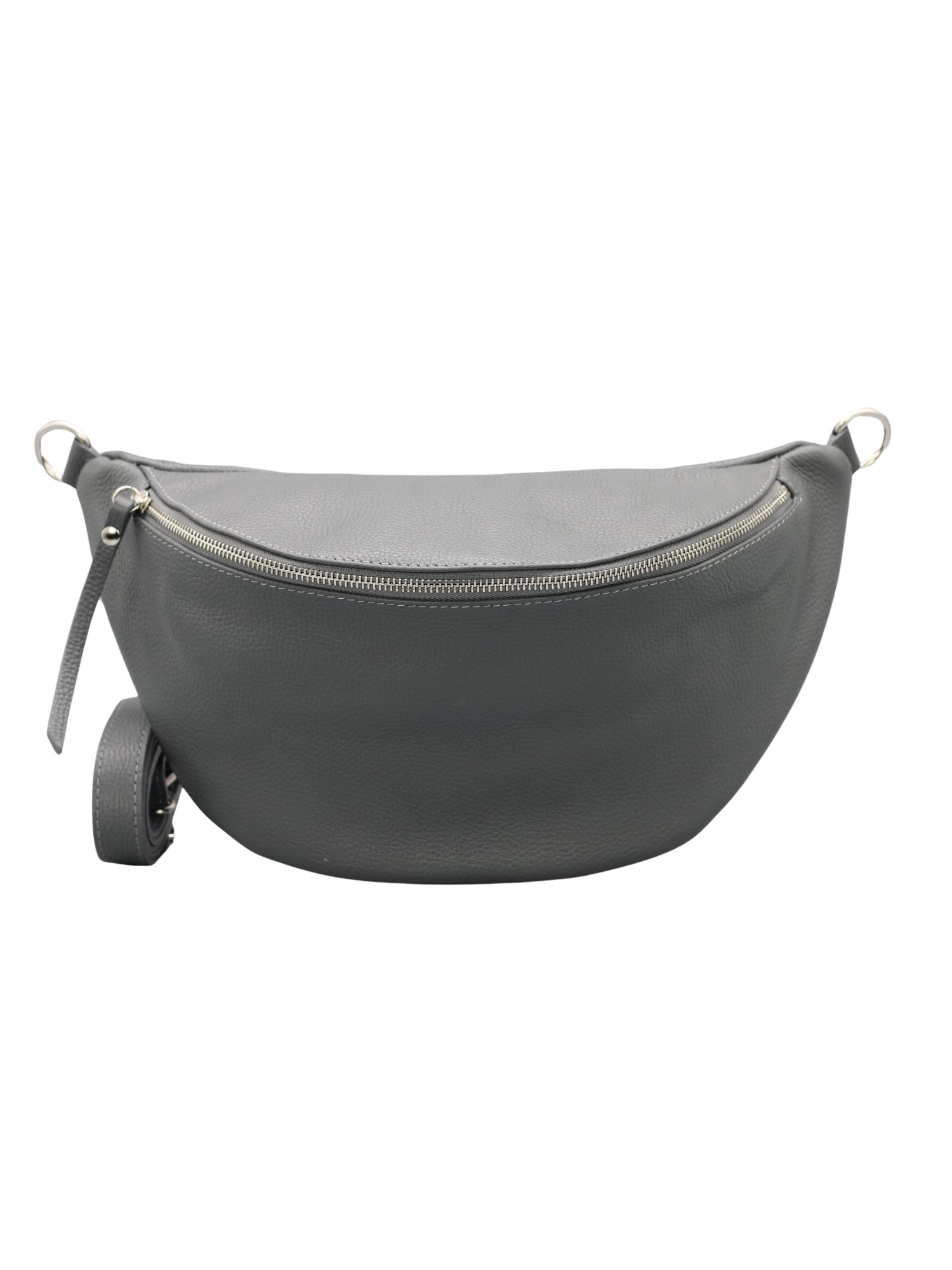 Adel Bags Schultertasche EMMA XL Umhängetasche Crossbody Bag Gürteltasche mit 2 Riemen, echtes Leder, hergestellt in Italien