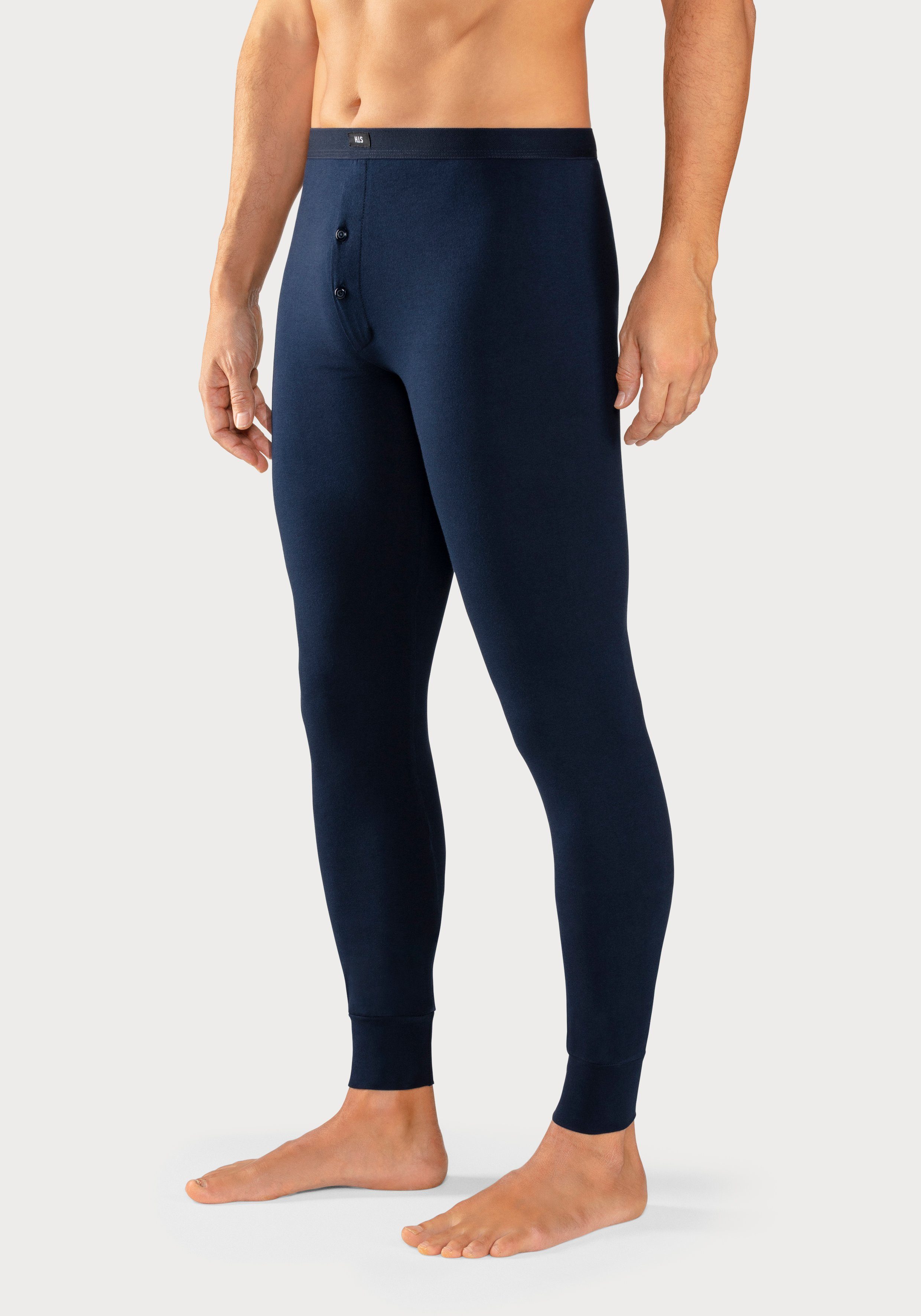 H.I.S Lange Unterhose (Packung, 2-St) mit Bündchen am Bein