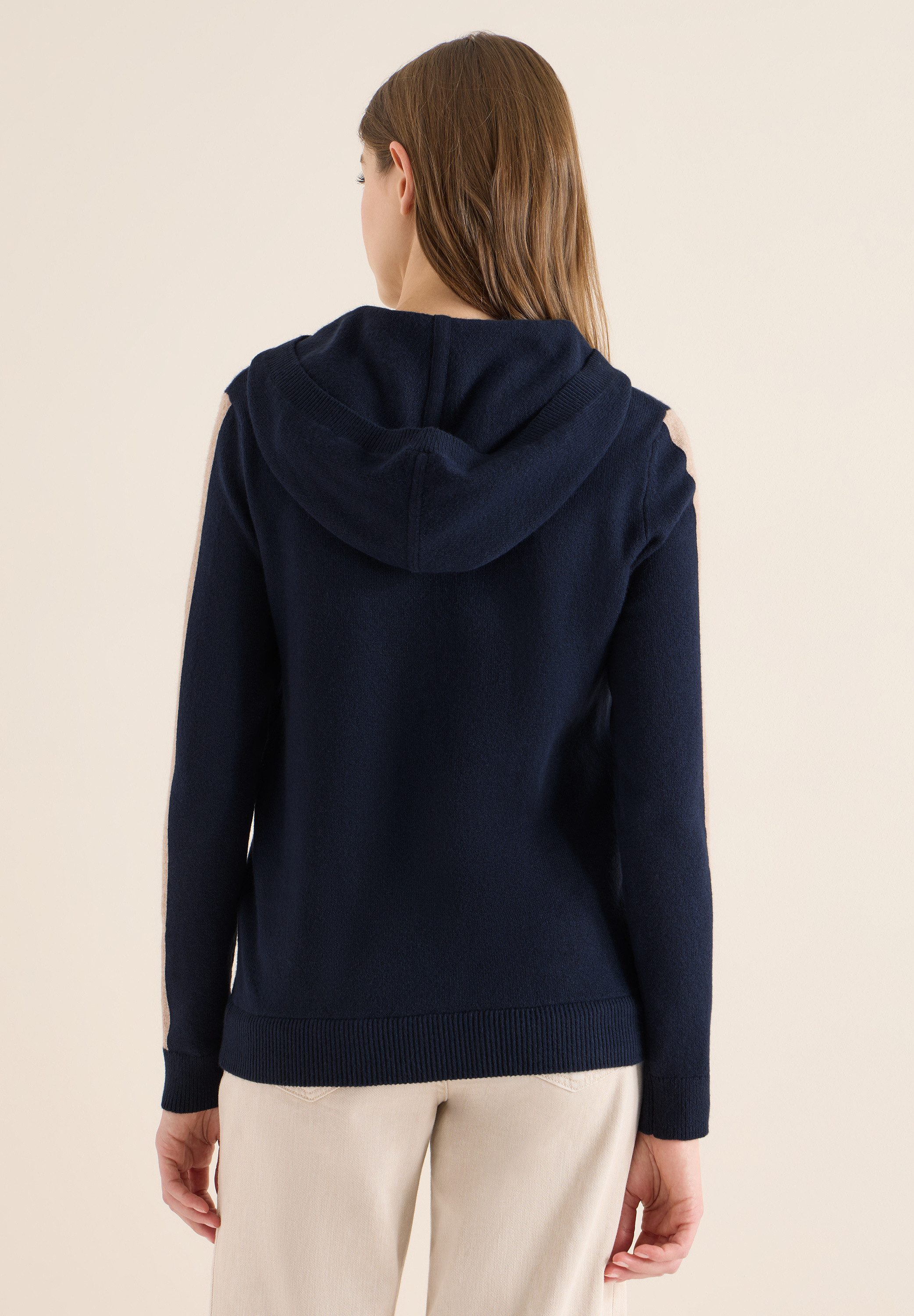 CECIL Kapuzenpullover mit Tunnelzug am Saum
