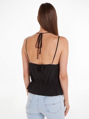 Tommy Jeans Blusentop TJW ESSENTIAL STRAPPY TOP mit Tommy Jeans Logo