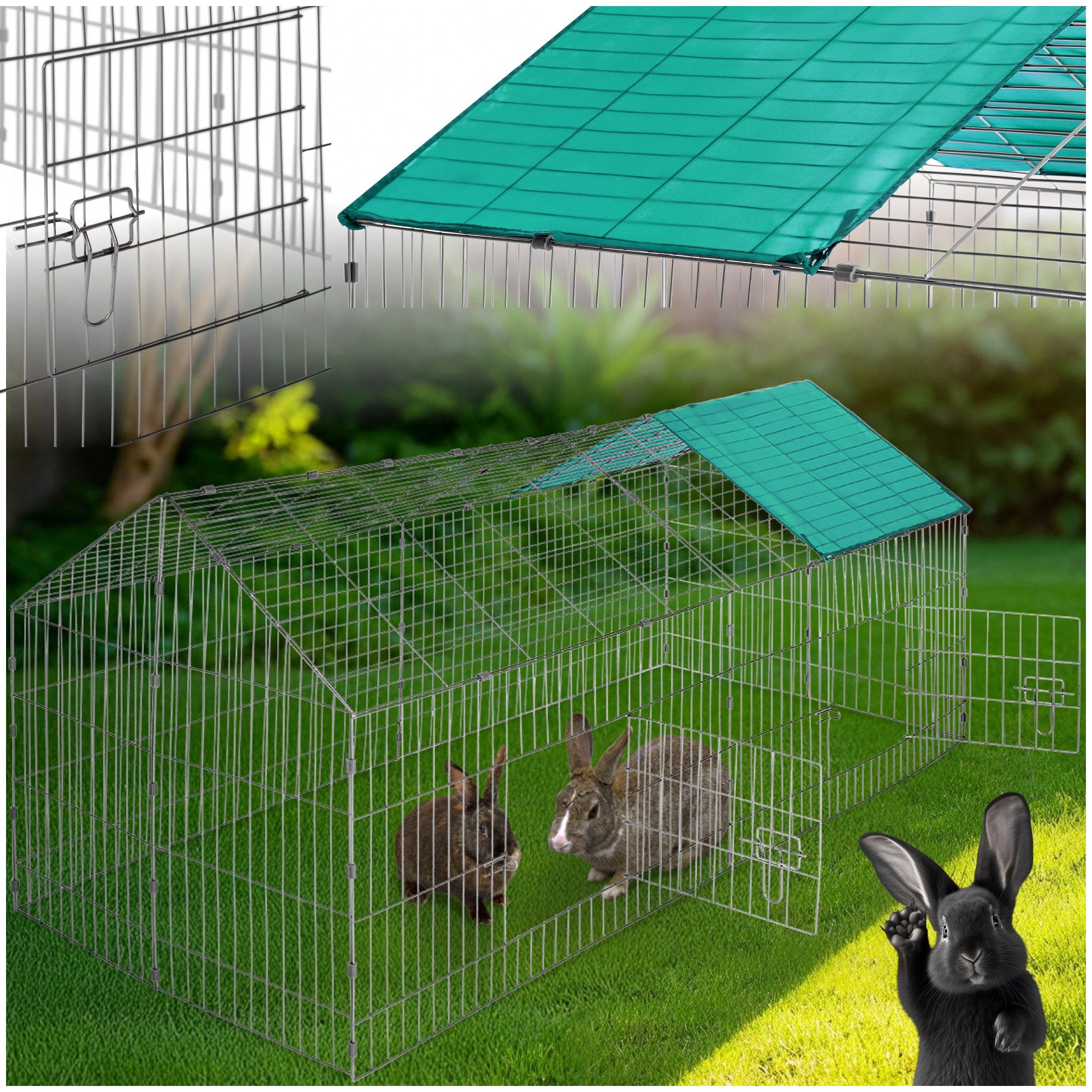 Freigehege Freilaufgehege für Kaninchen