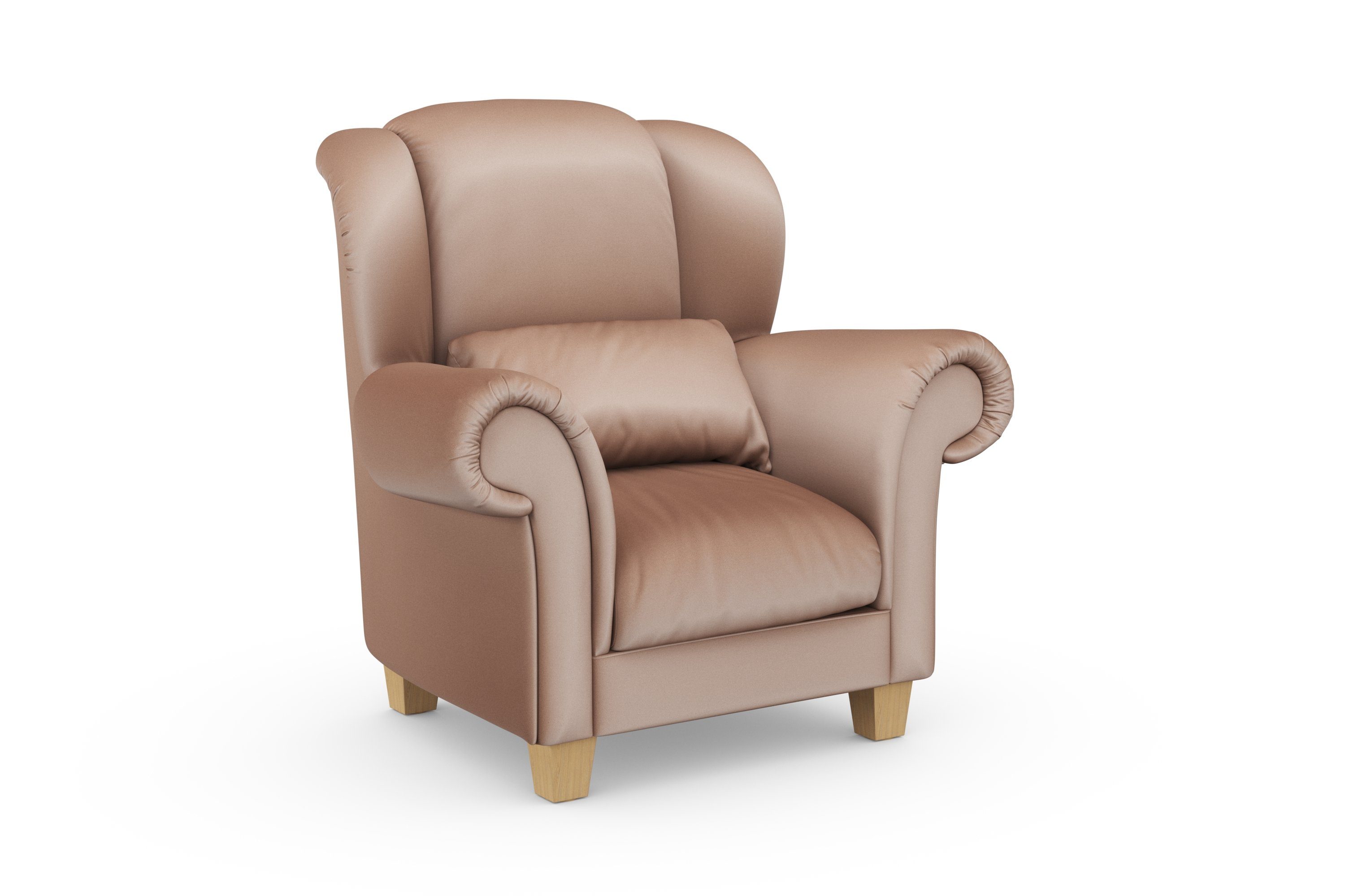 Ohrenseesel weichem Ohrensessel Sitzkomfort (1-St), softem, zeitlosem Queenie mit affaire Design Home und