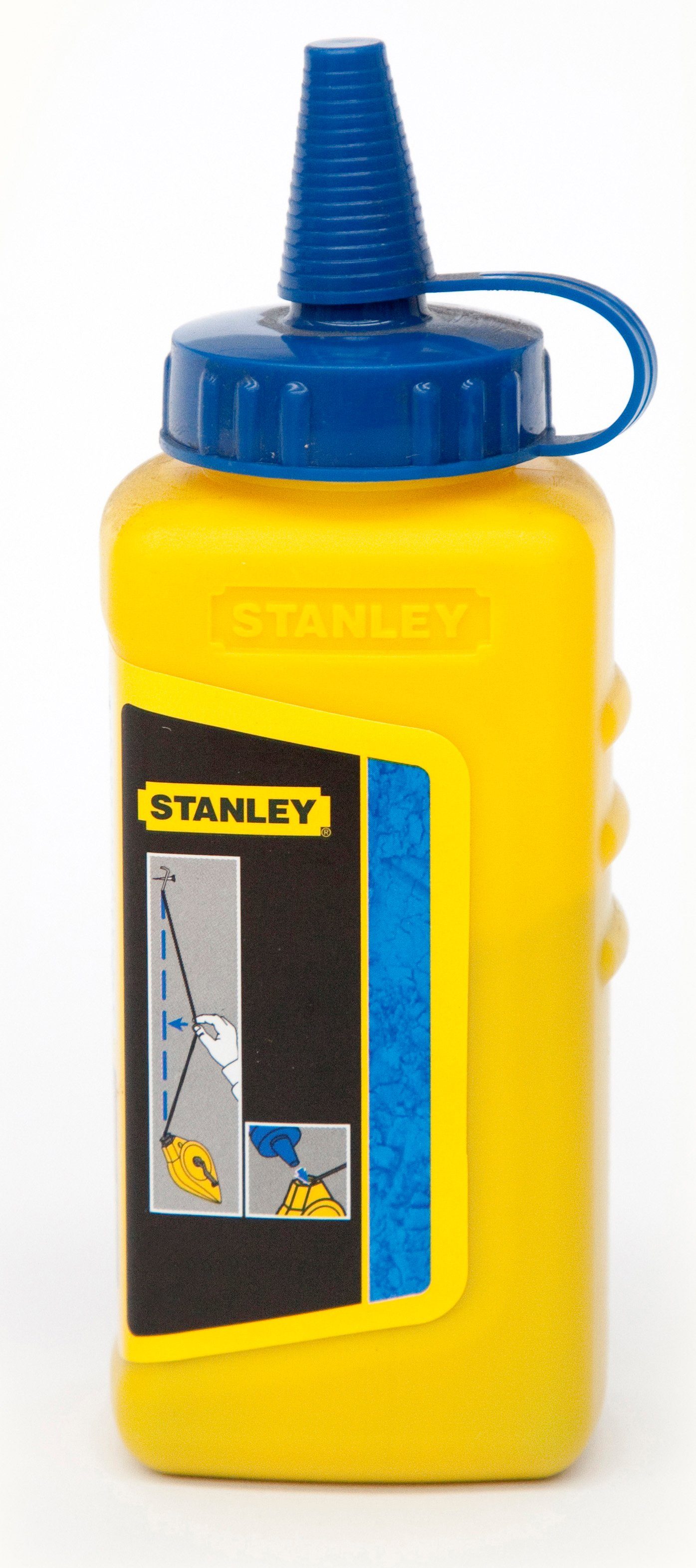 STANLEY Markierungslinie 1-47-803 Kreidepulver blau 225g, 1-tlg., Schlagschnurkreide