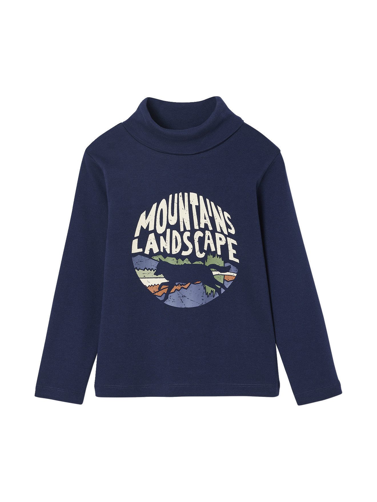 vertbaudet Rollkragenshirt Jungen Rollkragenshirts 3er-Pack