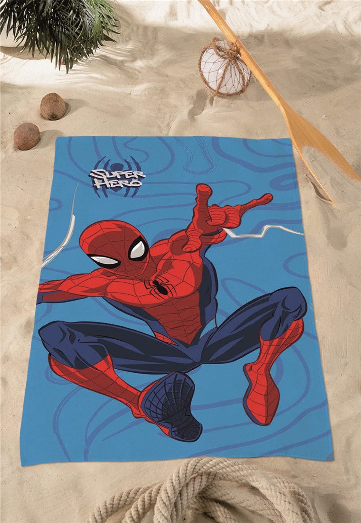 Spiderman Strandtuch Baumwollhandtuch Badehandtuch Strandtuch 70x140 cm aus Baumwolle, Baumwolle (1-St)