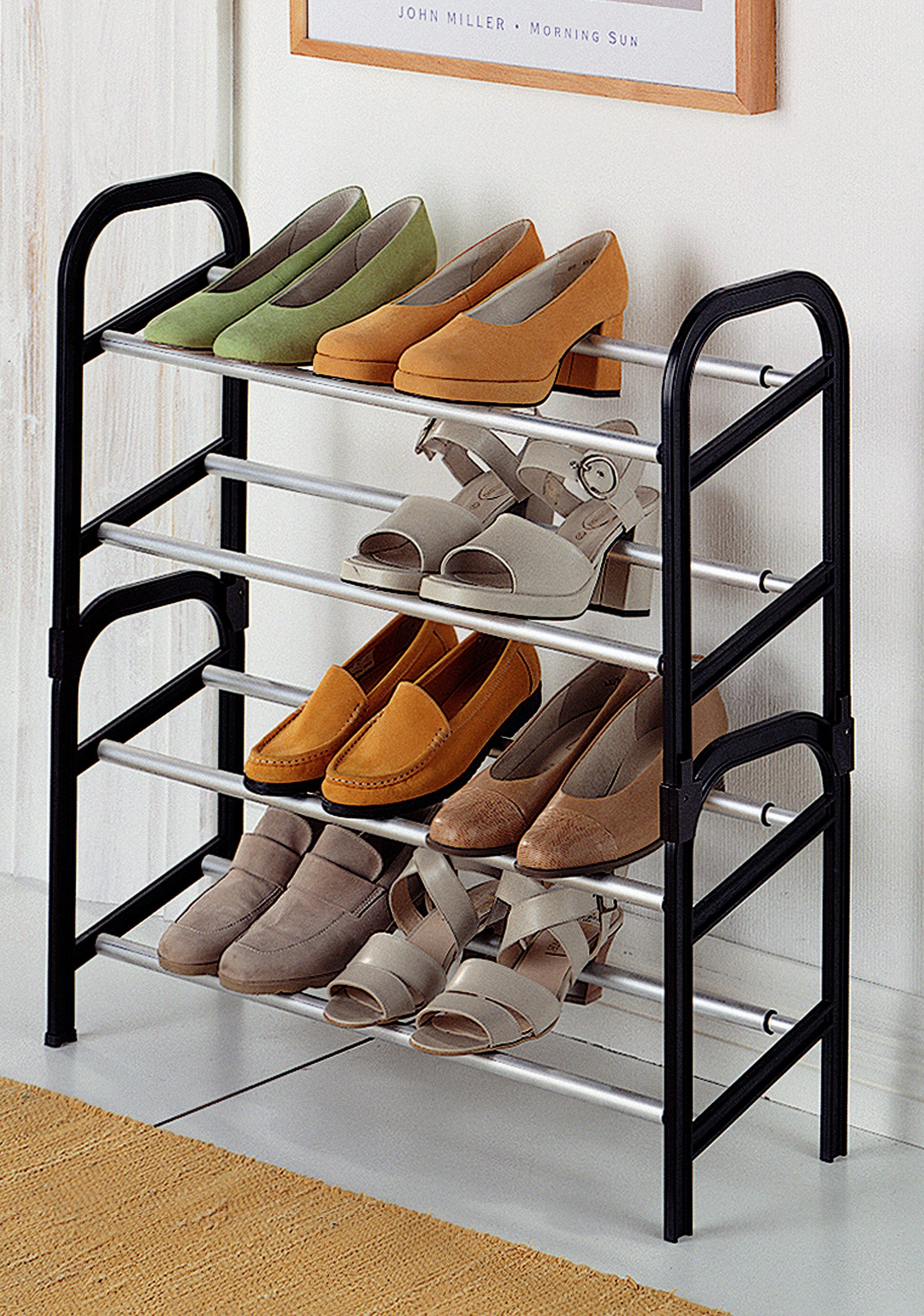 Ruco Schuhregal breitenverstellbares Regal, Für bis zu 12 Paar Schuhe, aus günstig online kaufen