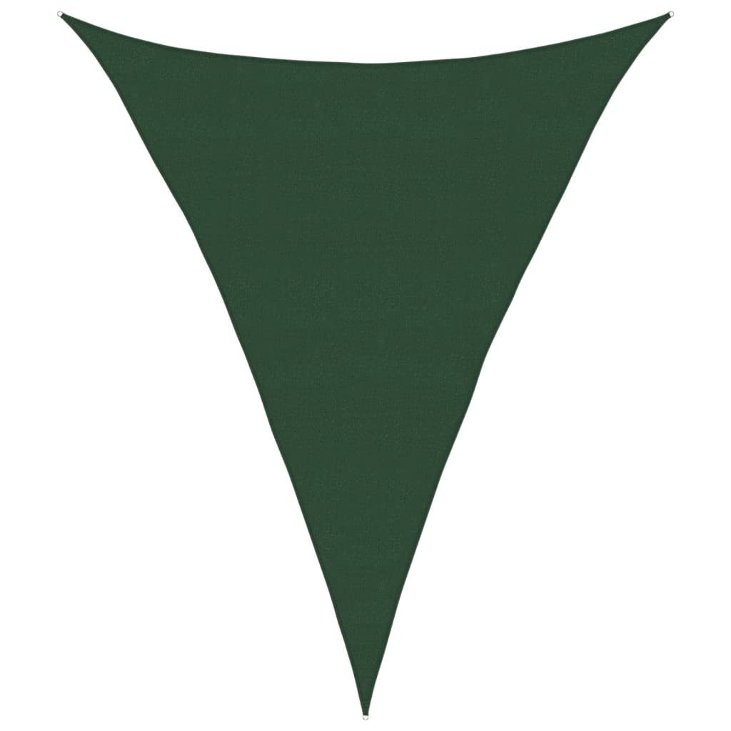 Sonnensegel Sonnensegel 160 g/m² Dunkelgrün 5x6x6 m HDPE