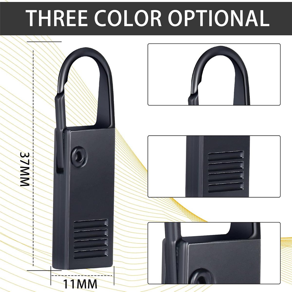 Olotos Reißverschluss 5x Reißverschlussanhänger Reissverschluss Reparatur Set Metall Zipper