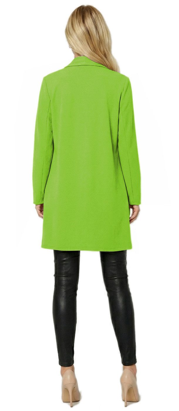 dy_mode Cardigan Damen Langcardigan offen Leichte Übergangsjacke für Frühjahr Sommer in Unifarben, Ohne Verschluss