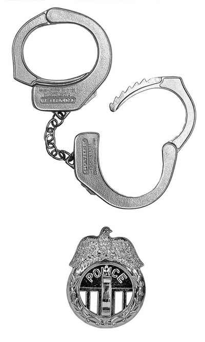 Gonher Blaster Gonher 324/0 Handschellen und Abzeichen zum Polizi