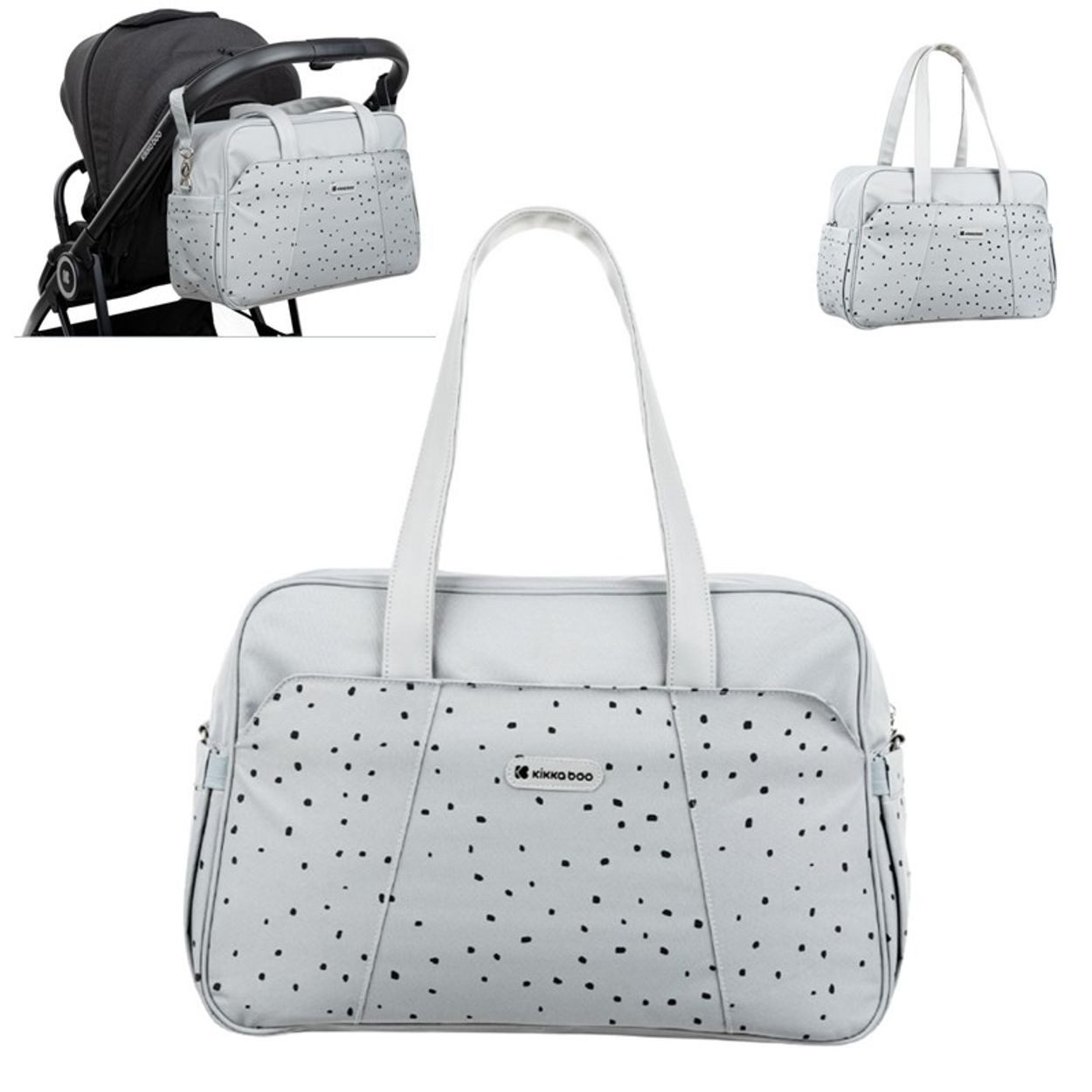 Kikkaboo Wickeltasche Wickeltasche Chelsea (1-tlg), mit Wickelunterlage, Seitentaschen, Thermofach