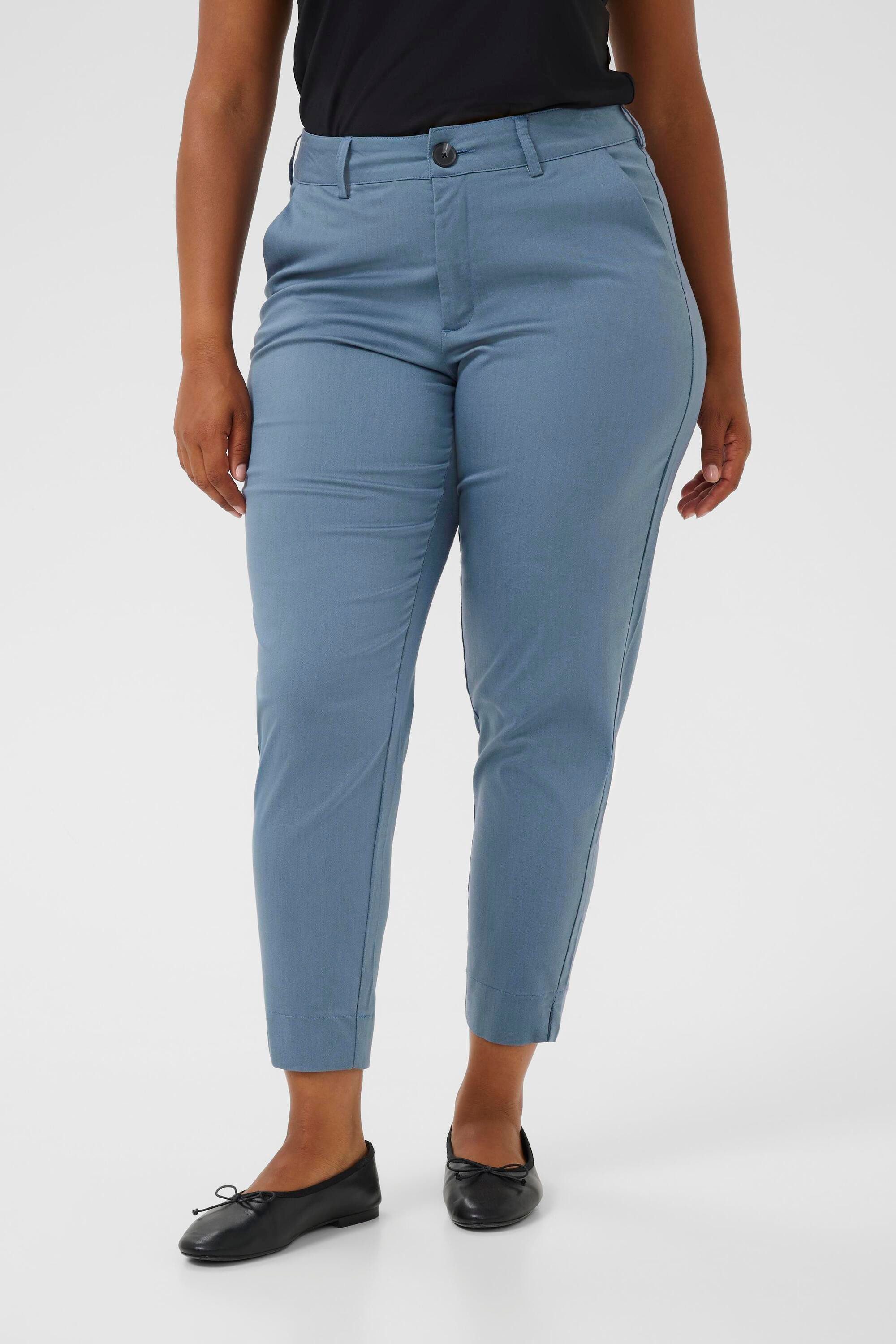 KAFFE Curve Stoffhose Casual Hose KCleana Große Größen günstig online kaufen