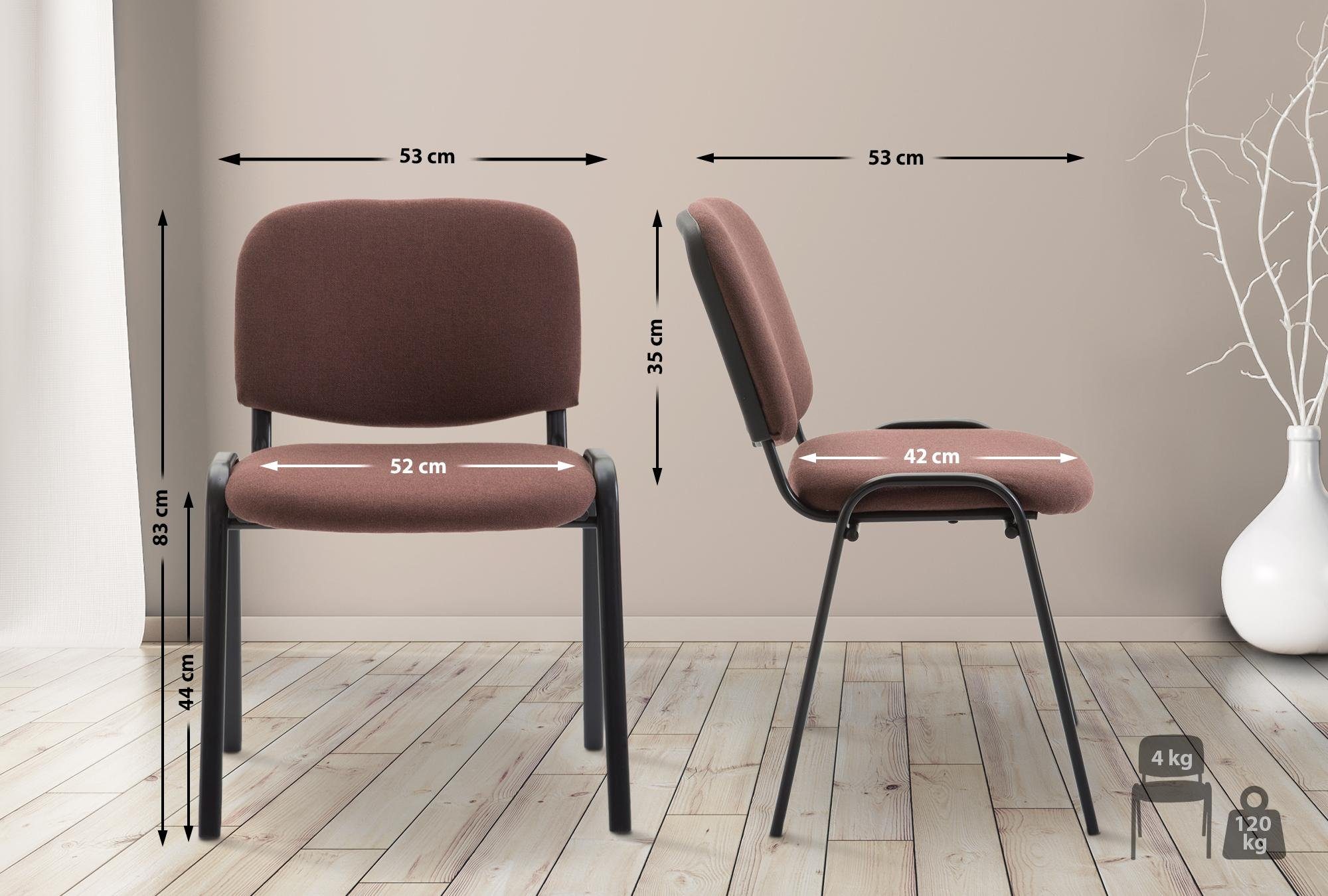 CLP Besucherstuhl Ken V2 Stoff, robust günstig online kaufen