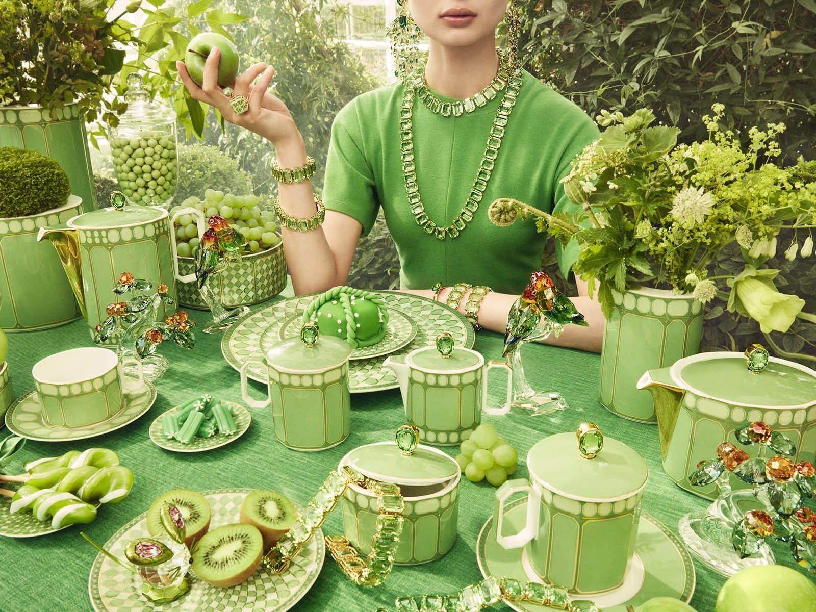 Swarovski Speiseteller Fern Speiseteller 29 cm, Teller Flach