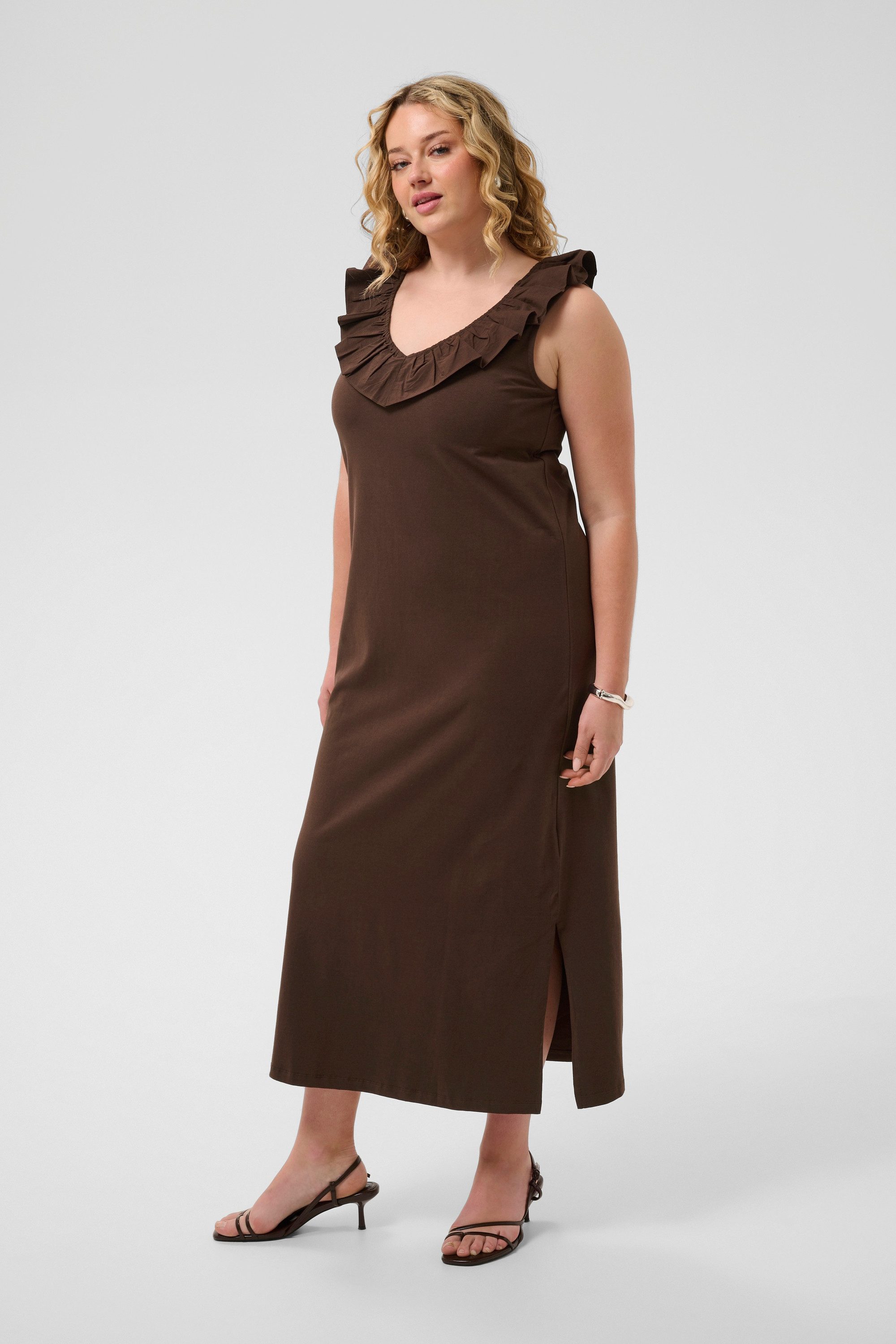 KAFFE Curve Strickkleid Kleid KCdiddie Große Größen