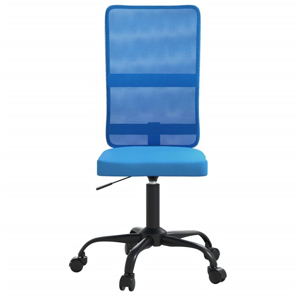 furnicato Bürostuhl Höhenverstellbar Netzstoff Blau