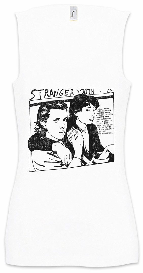 Urban Backwoods Tanktop Stranger Youth Ärmelloses Damen T-Shirt Cover Album Platten LP Things Seven Dustin