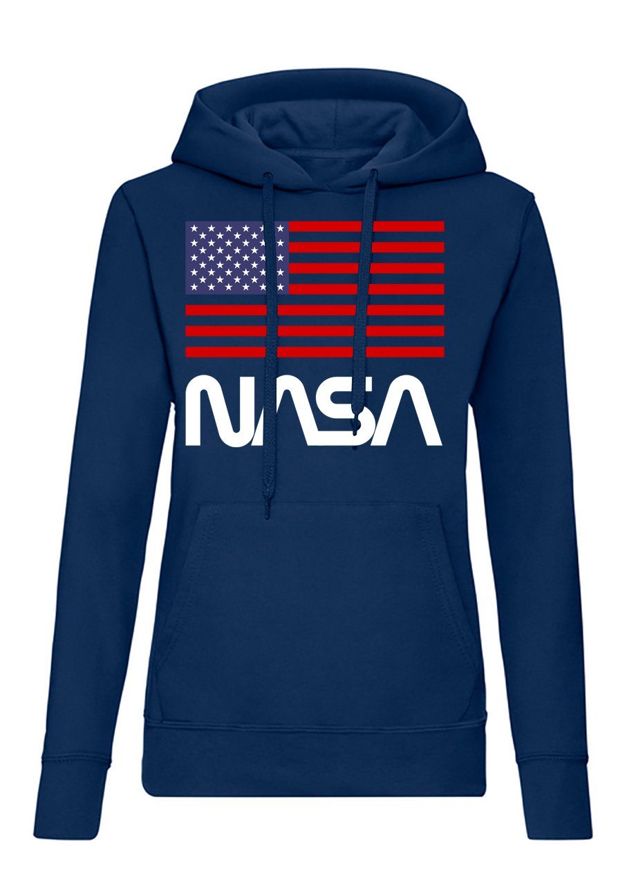 Hoodie Damen NasaUSA Raketen Hoodie