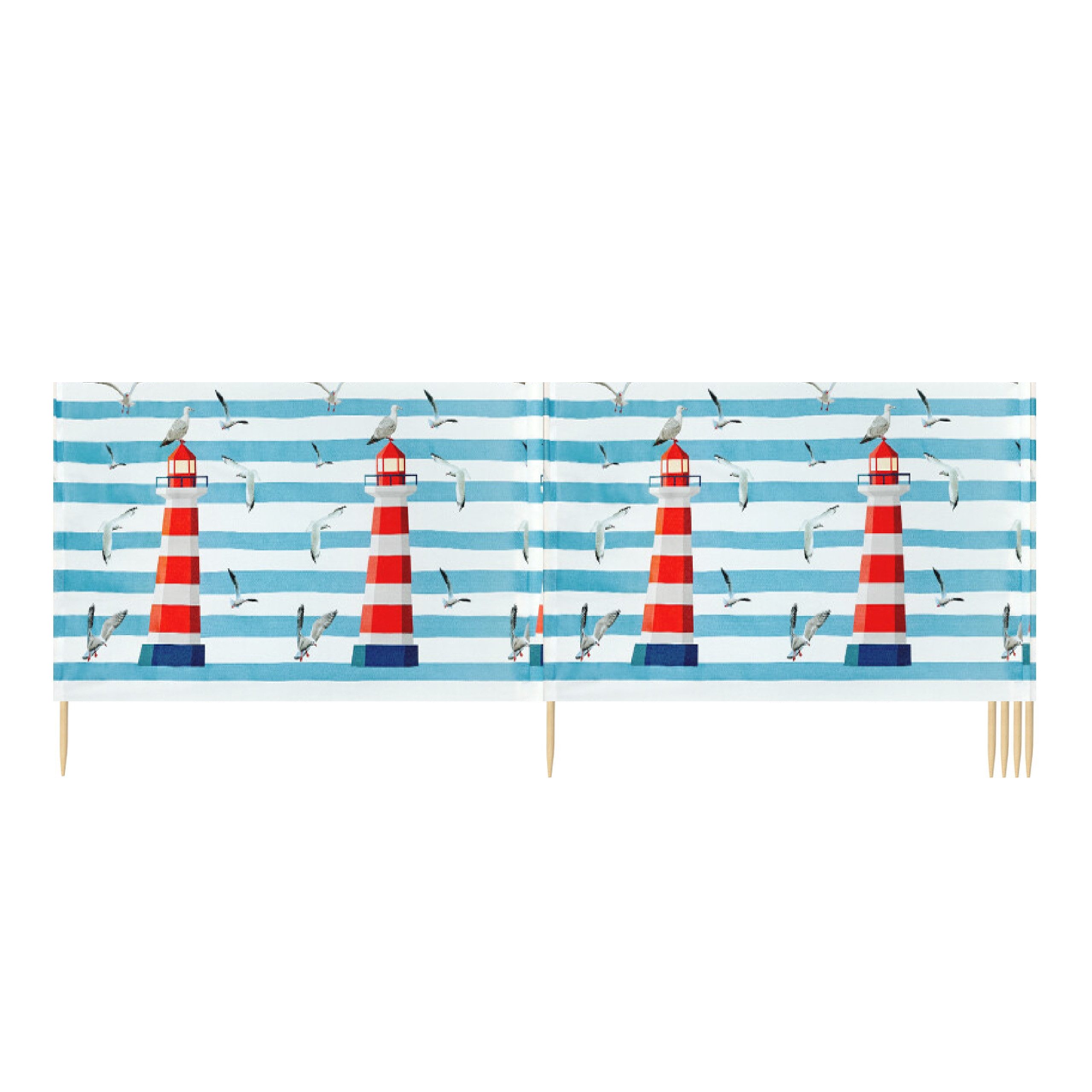 Ladeheid Windschutz Strand Sichtschutz 6m LAEX001 günstig online kaufen
