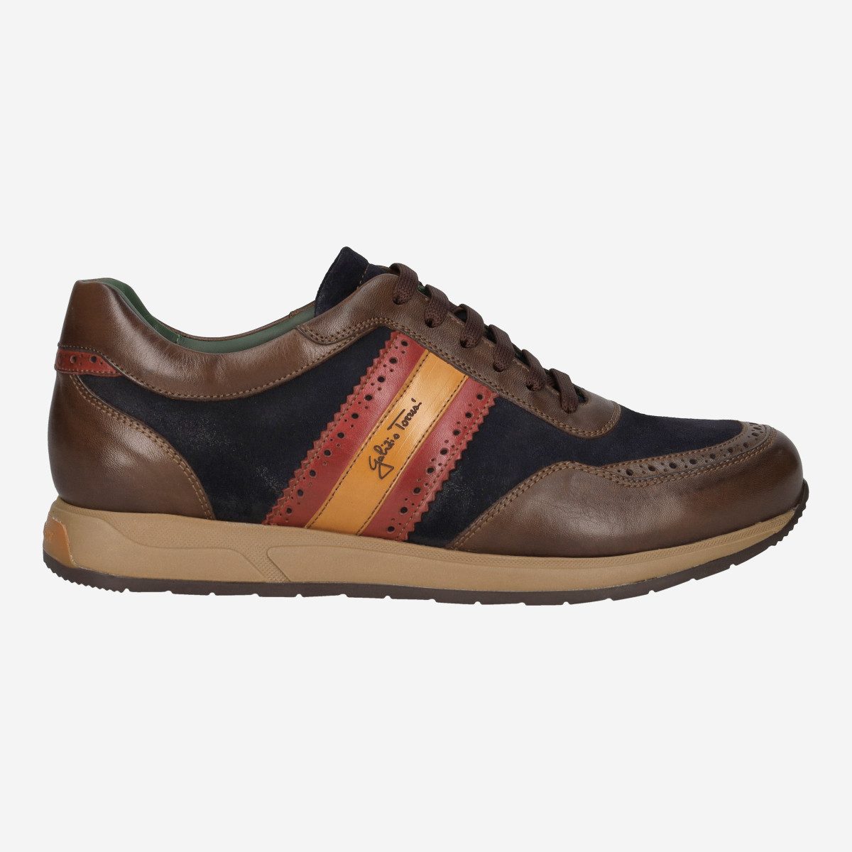 Galizio Torresi 319458 V70537, Sneaker in Blau, kombiniert für Herren Sneaker
