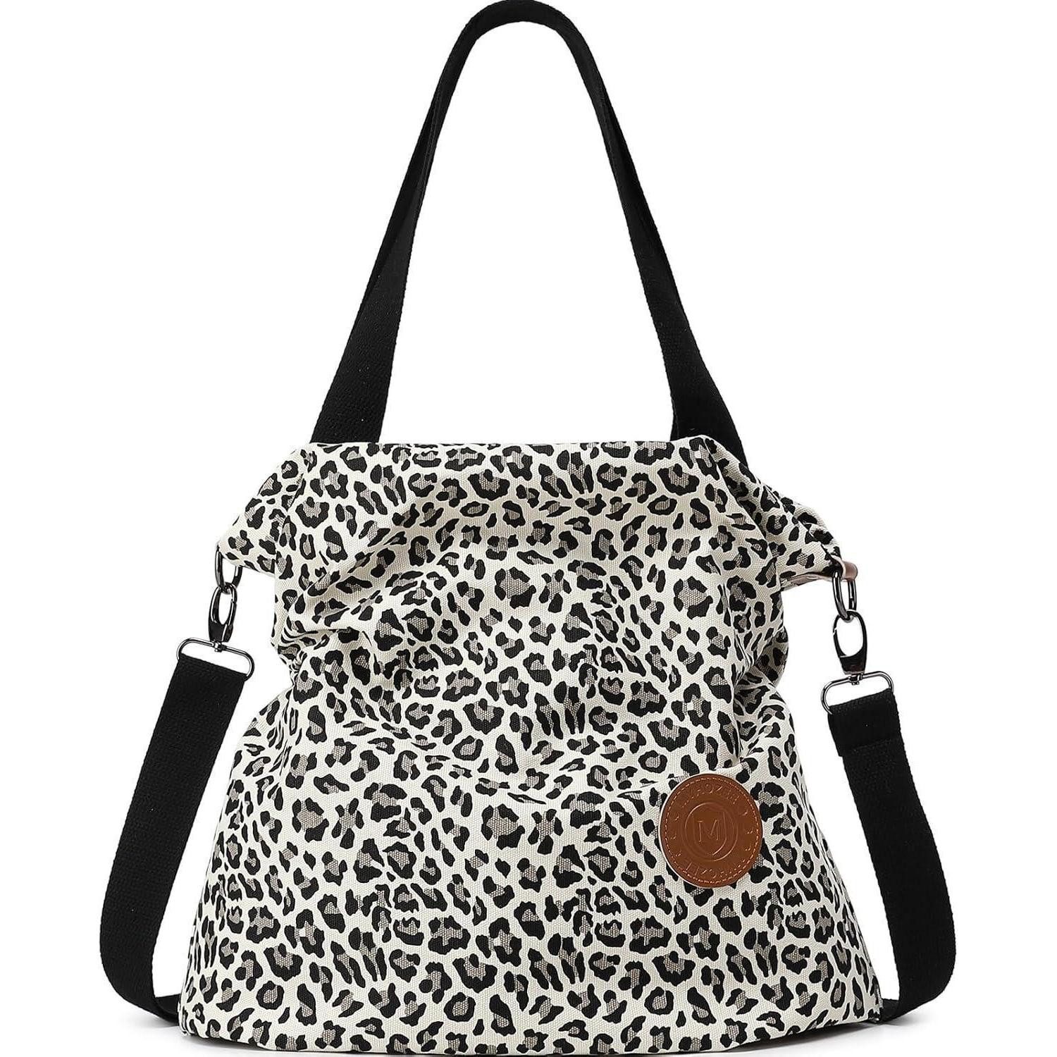 LuxusKollektion Hobo Damen Canvas Umhängetasche Handtasche Schultertasche Strandtasche