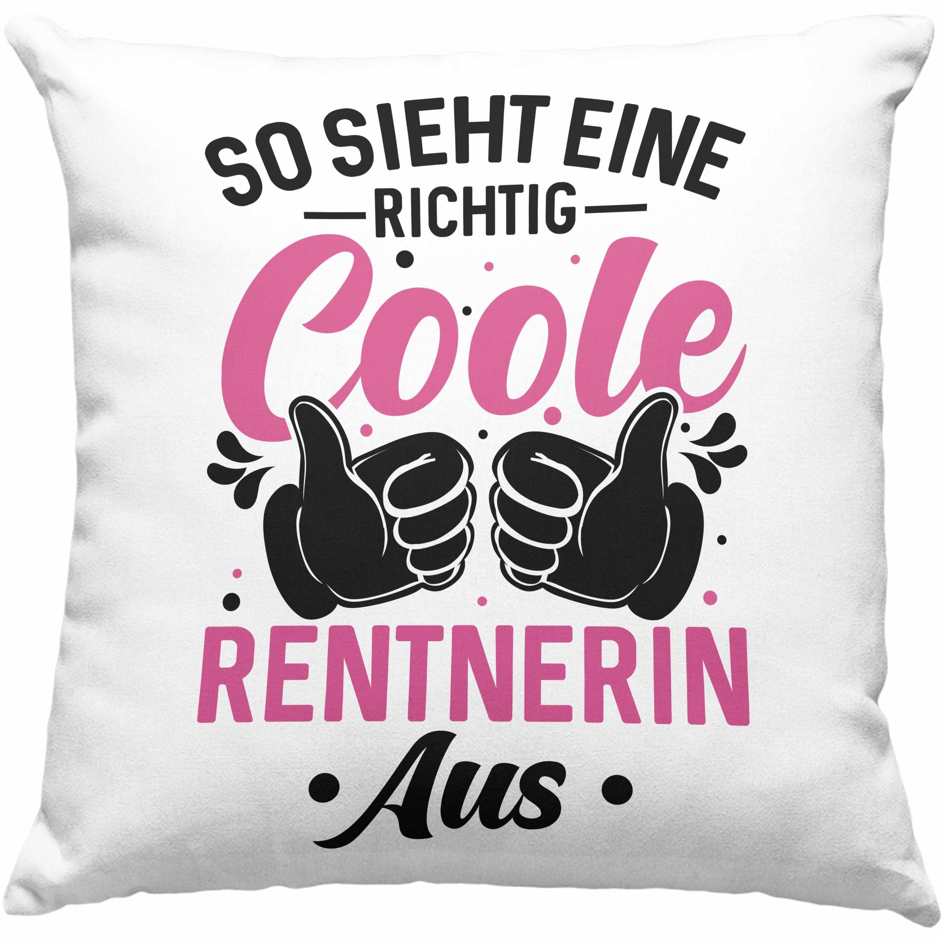 Trendation Trendation Kollegin Rosa - Geschenk Kissen Dekokissen Renteneintritt