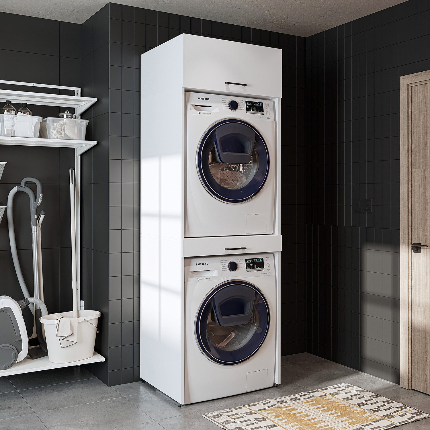 Roomart Waschmaschinenumbauschrank (Waschmaschinenschrank für Trockner und günstig online kaufen