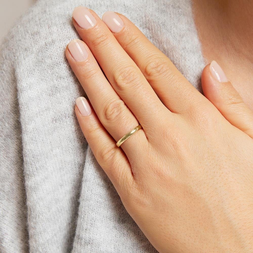 JEWLIX Goldring Filigran aus 14-karätigem Gold - 2,5 mm Breit ER0006