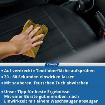 TENZI Autopolsterreiniger 600 mL Polsterreiniger (Polster Reiniger, angenehmer Duft, entfernt Flecken & Schmutz)