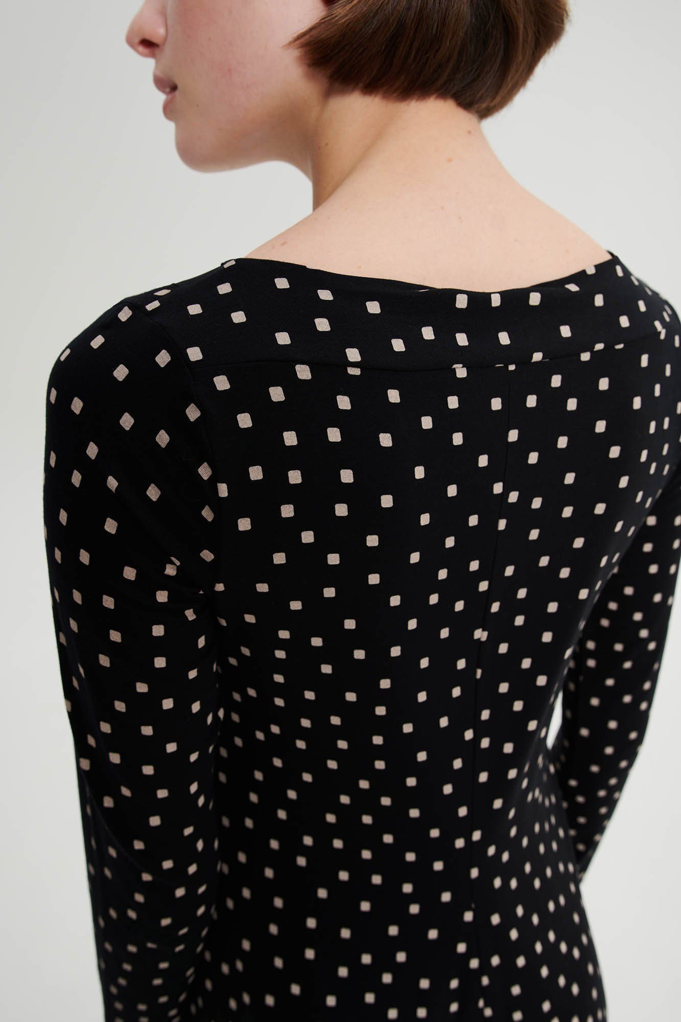 Vamp Nachthemd VAMP lingerie (Set, 1-tlg., 1-teilig) Damen Nachthemd 100cm lang Langarm Nachtwäsche Modal Mesh