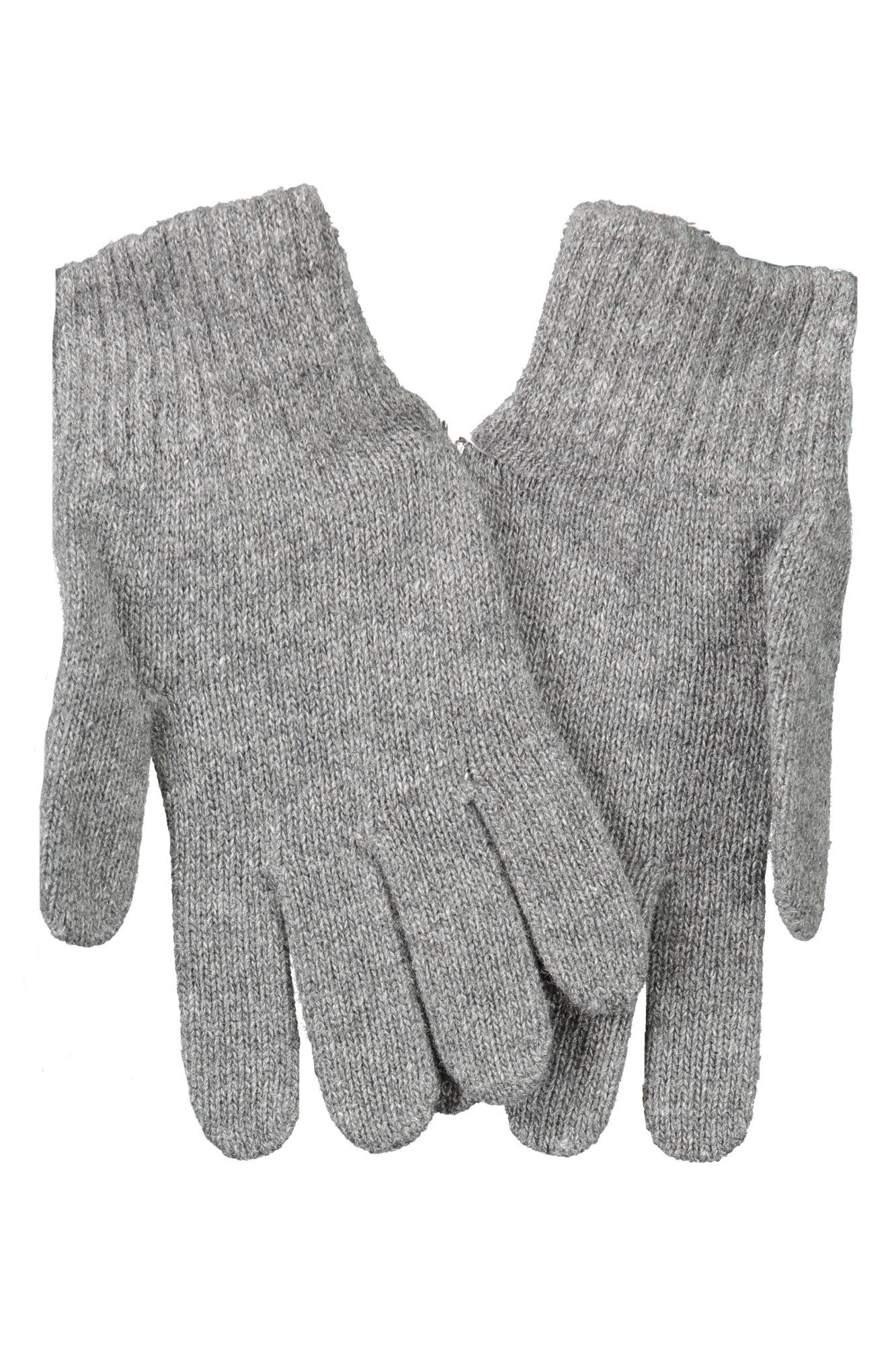 North Sails Strickhandschuhe Graue Herren-Handschuhe mit Logo – Stilvoll und funktionell