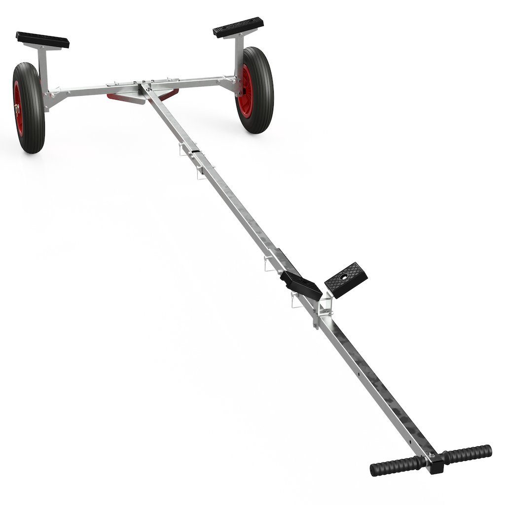 SUPROD Transportwagen Faltbarer Bootswagen Slipwagen Handtrailer PU, Ø 350 mm