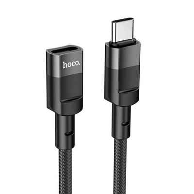 HOCO Adapter Typ C (Stecker) auf Typ C (Buchse) U107 1,2m schwarz USB-Adapter
