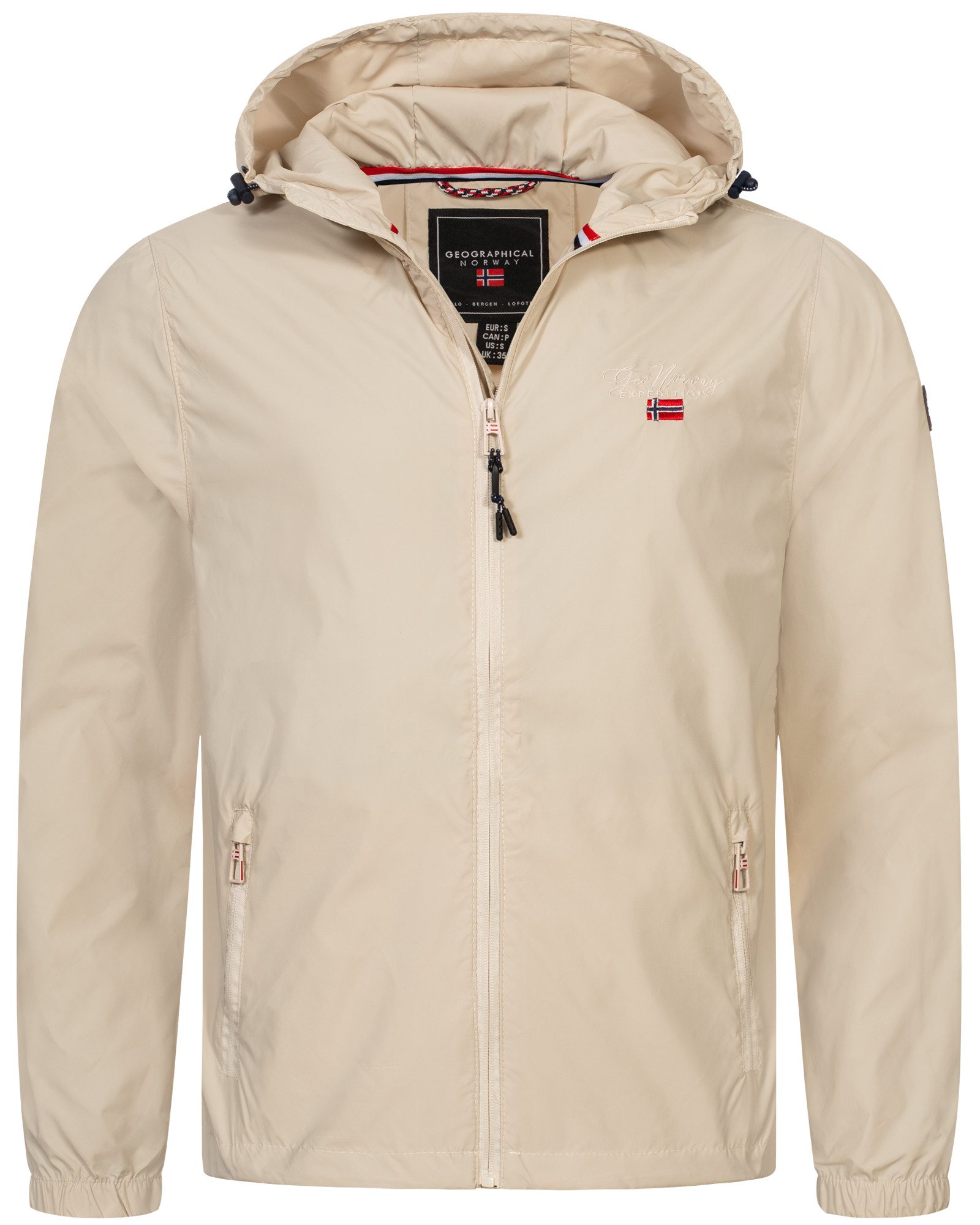Geographical Norway Regenjacke Übergangsjacke Frühlings Jacke Windbreaker R günstig online kaufen