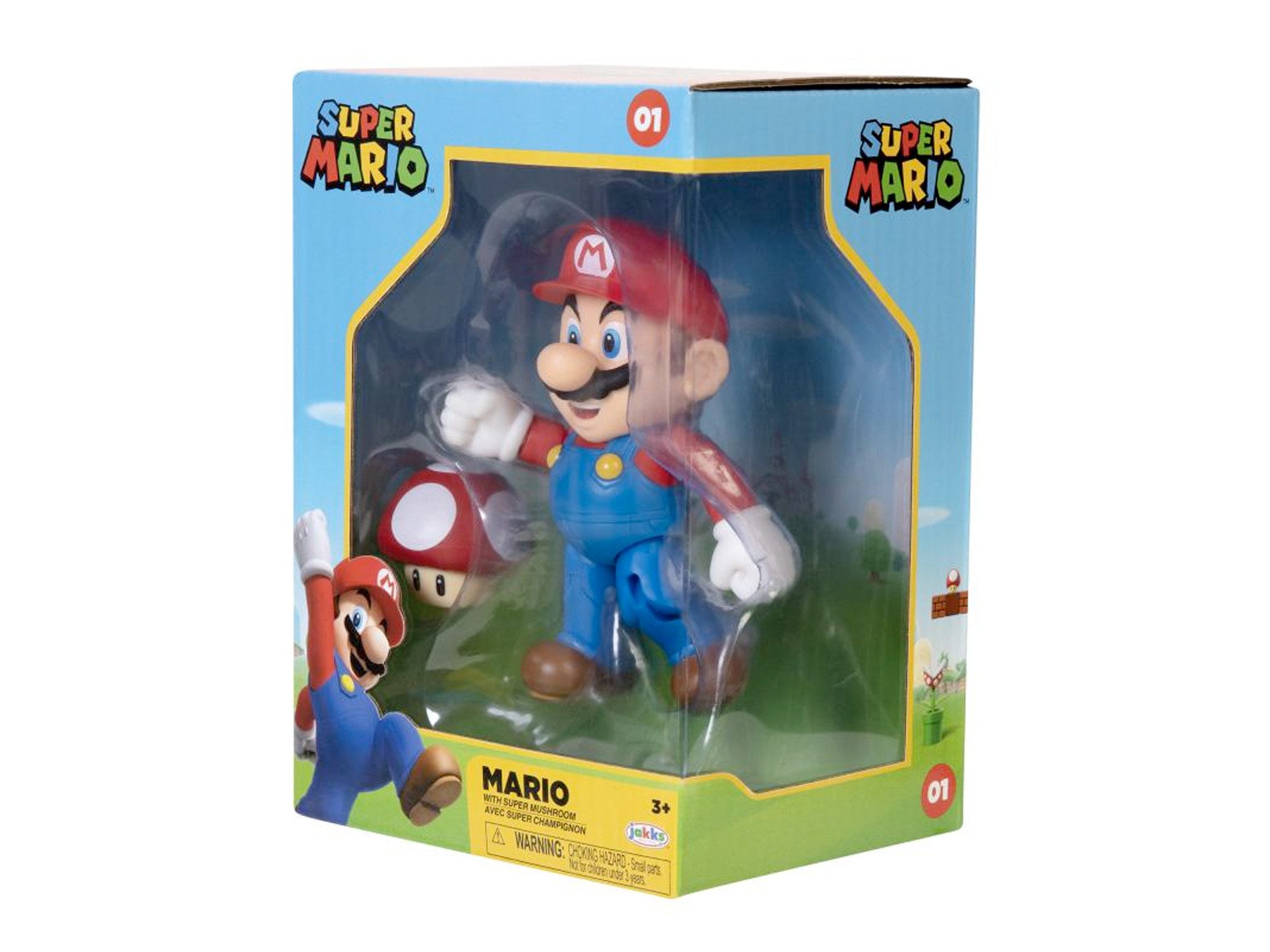 Nintendo Actionfigur Nintendo Super Mario Figur Mario in Sammlerbox, 10 cm