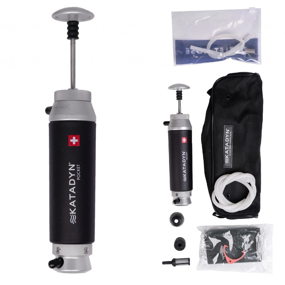 Katadyn Wasserfilter KATADYN® POCKET WASSERFILTER für mobiles Filtern., Höchste Qualität und Langlebigkeit